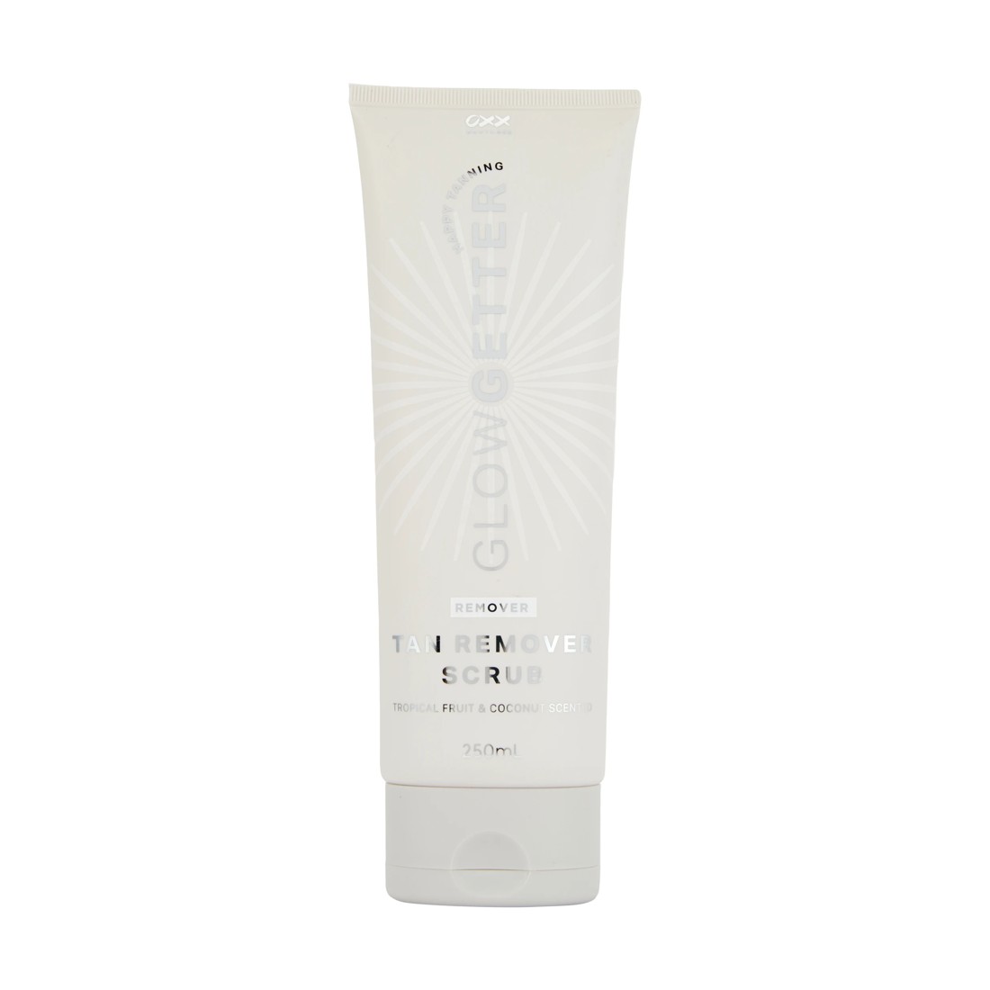 1 OXX Bodycare Glow Getter Tan Remover Scrub 250ml - Tropical Fruit and Coconut Scented, 1 of 3