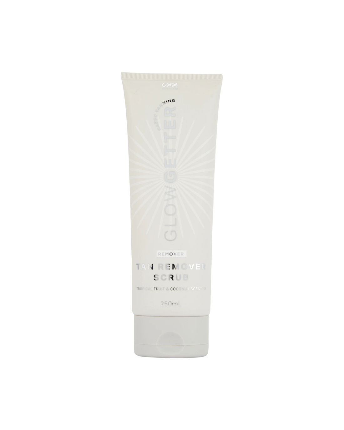 1 OXX Bodycare Glow Getter Tan Remover Scrub 250ml - Tropical Fruit and Coconut Scented, 1 of 3