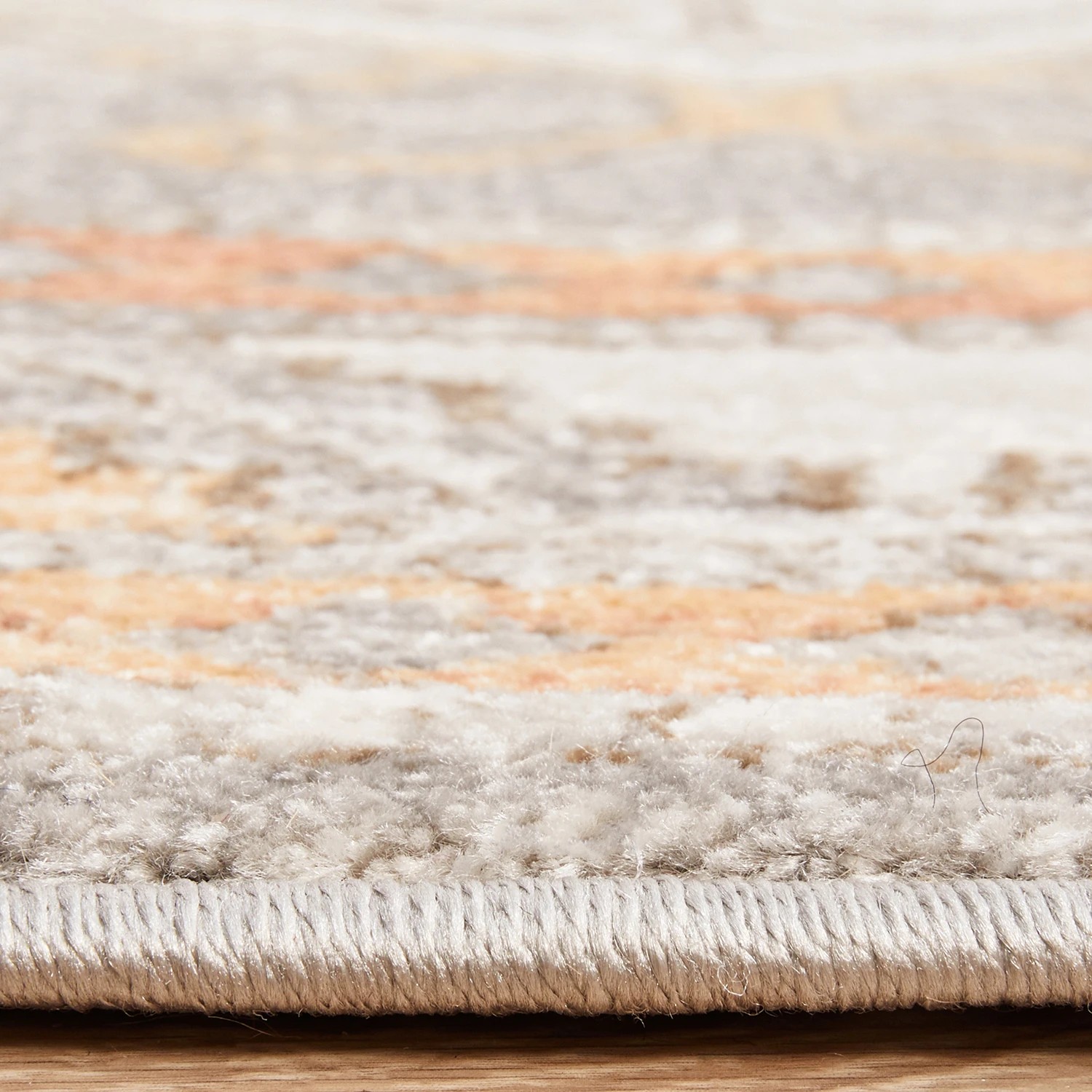 7 Common Ground Rugs Elite Caitlen 240x240cm - Large Round Power Loomed Pet Friendly Rug - Silver, 7 of 9