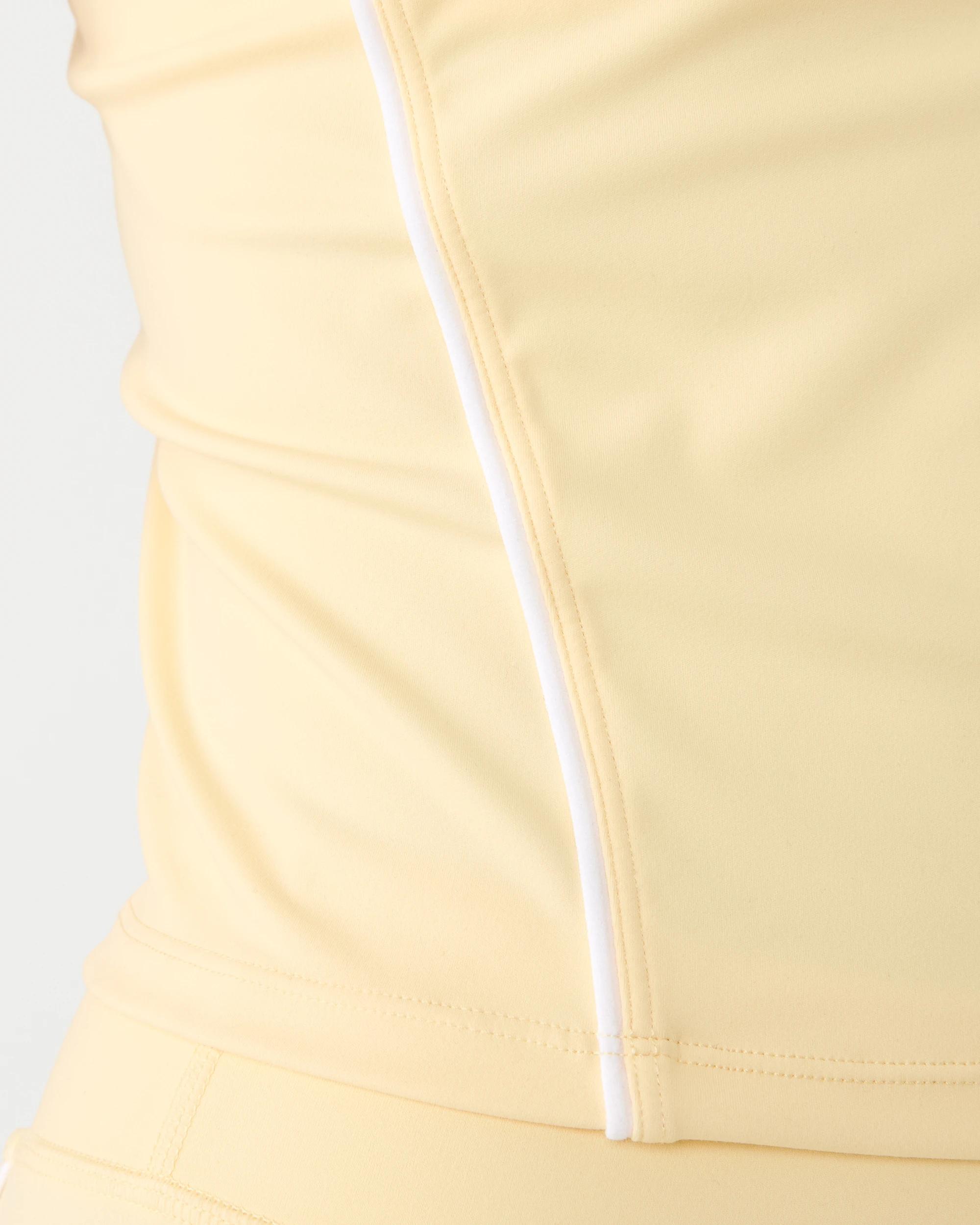 6 Active Womens Dual Strap Tank Chi Yellow, 6 of 7