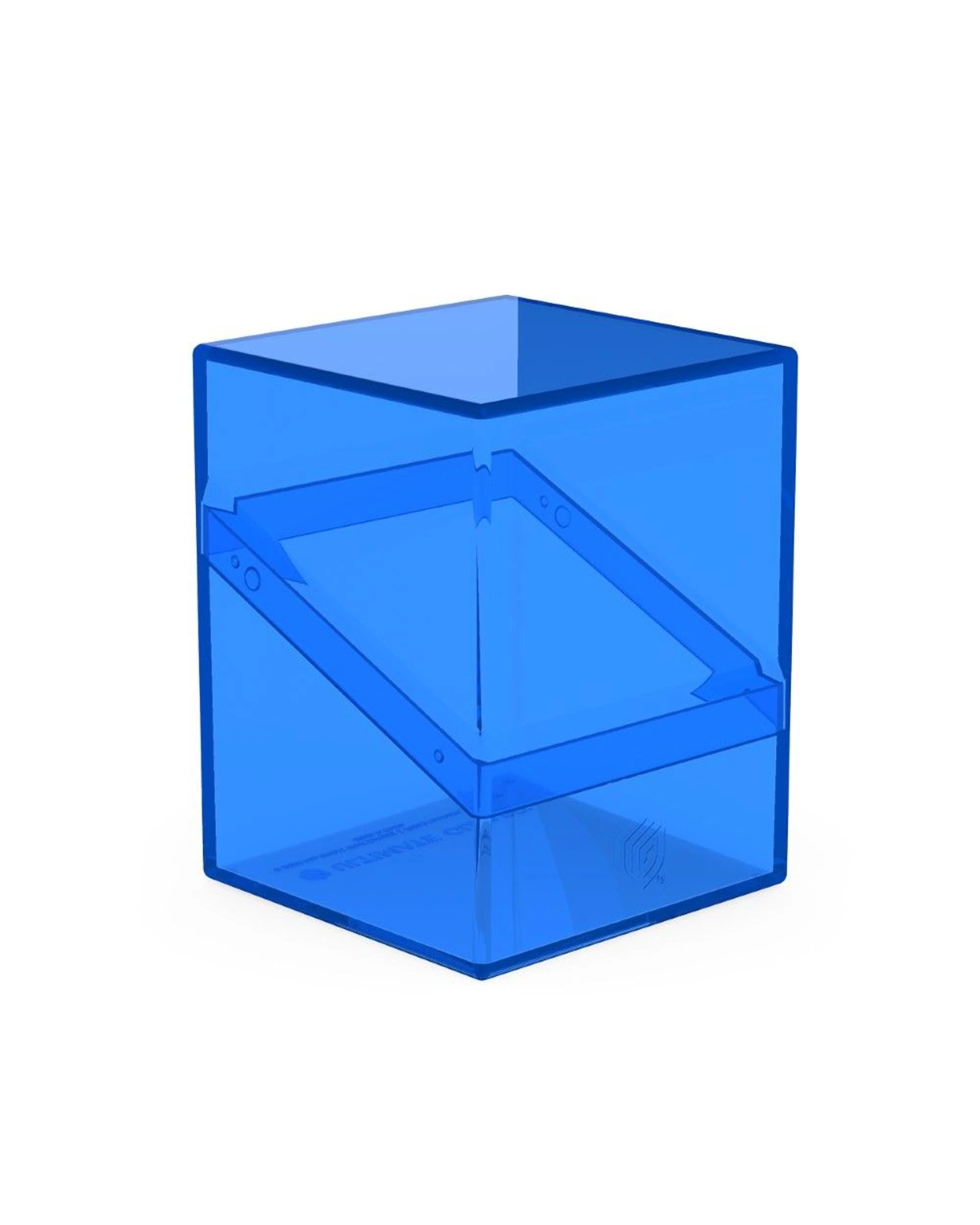 1 Ultimate Guard Boulder 100+ Clear Deck Case - Sapphire - Blue, 1 of 3