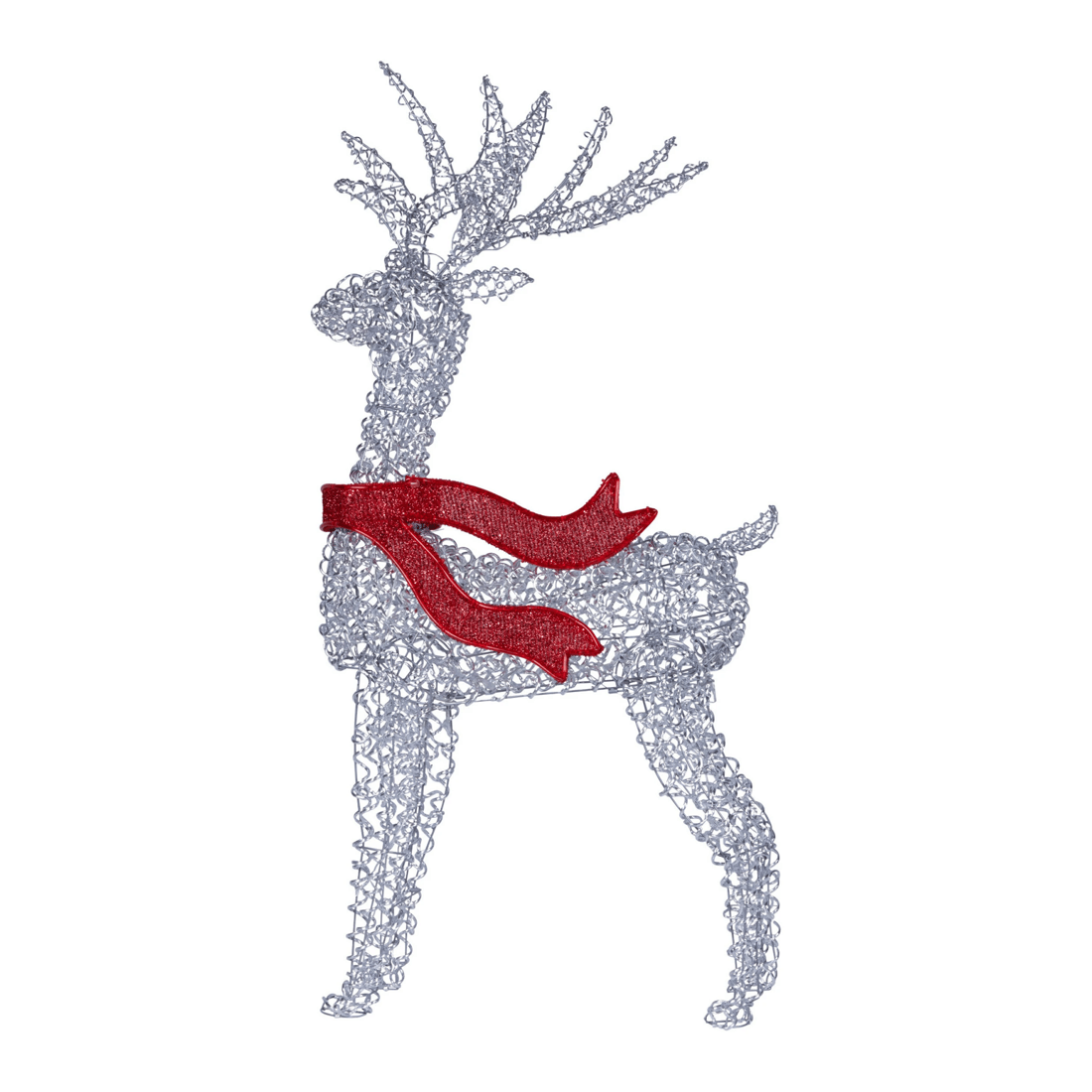 5 Christabelle Large 1.5m Christmas Reindeer Outdoor Indoor Display Decoration Lawn Statue Led Lights Red Bow, 5 of 7