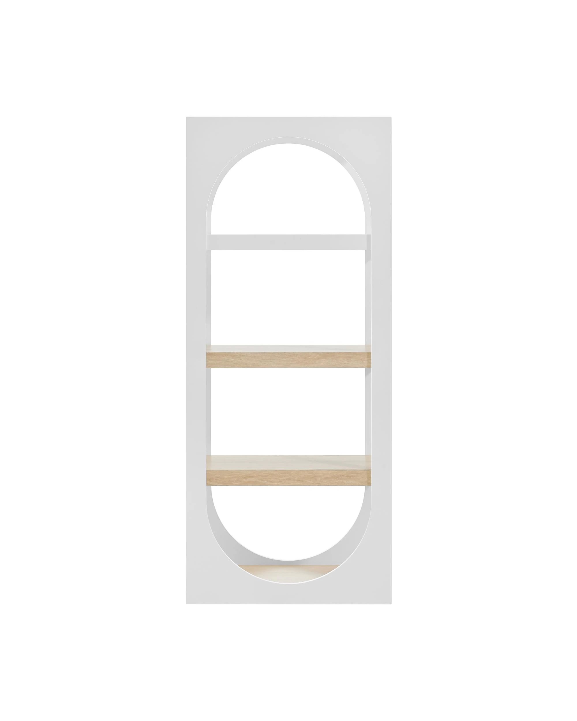 4 Kodu Bookcase Bookshelf Display Unit 4 Tier - White, 4 of 9
