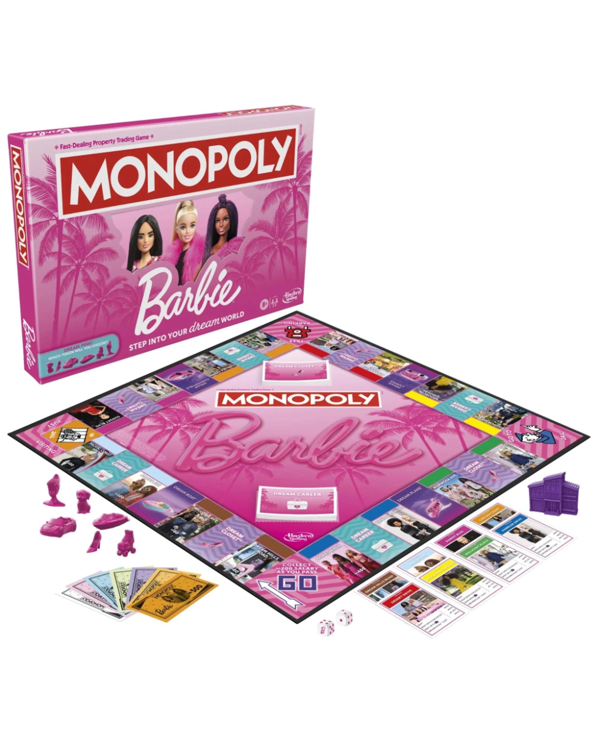 2 Monopoly Barbie Edition Board Game, 2 of 7
