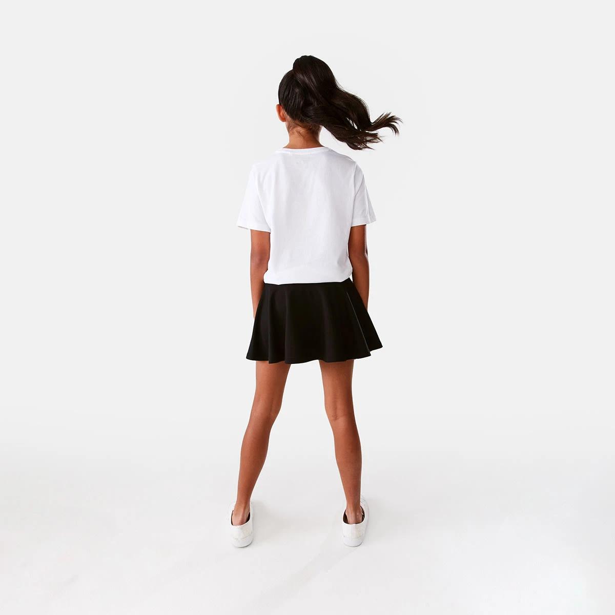6 Plain Skater Skirt BLACK, 6 of 8