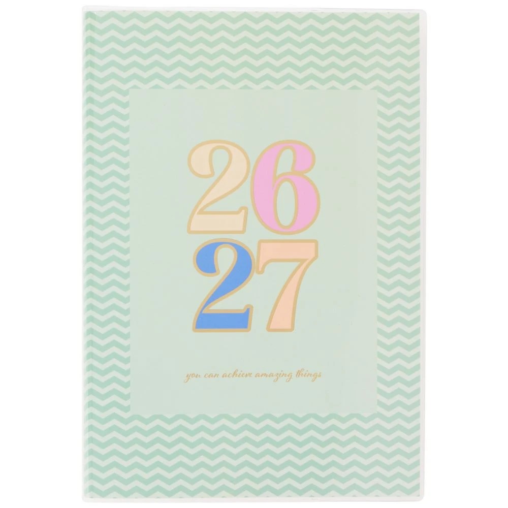 2 Otto A4 Week to View Geo FY26/27 Diary Green, 2 of 7
