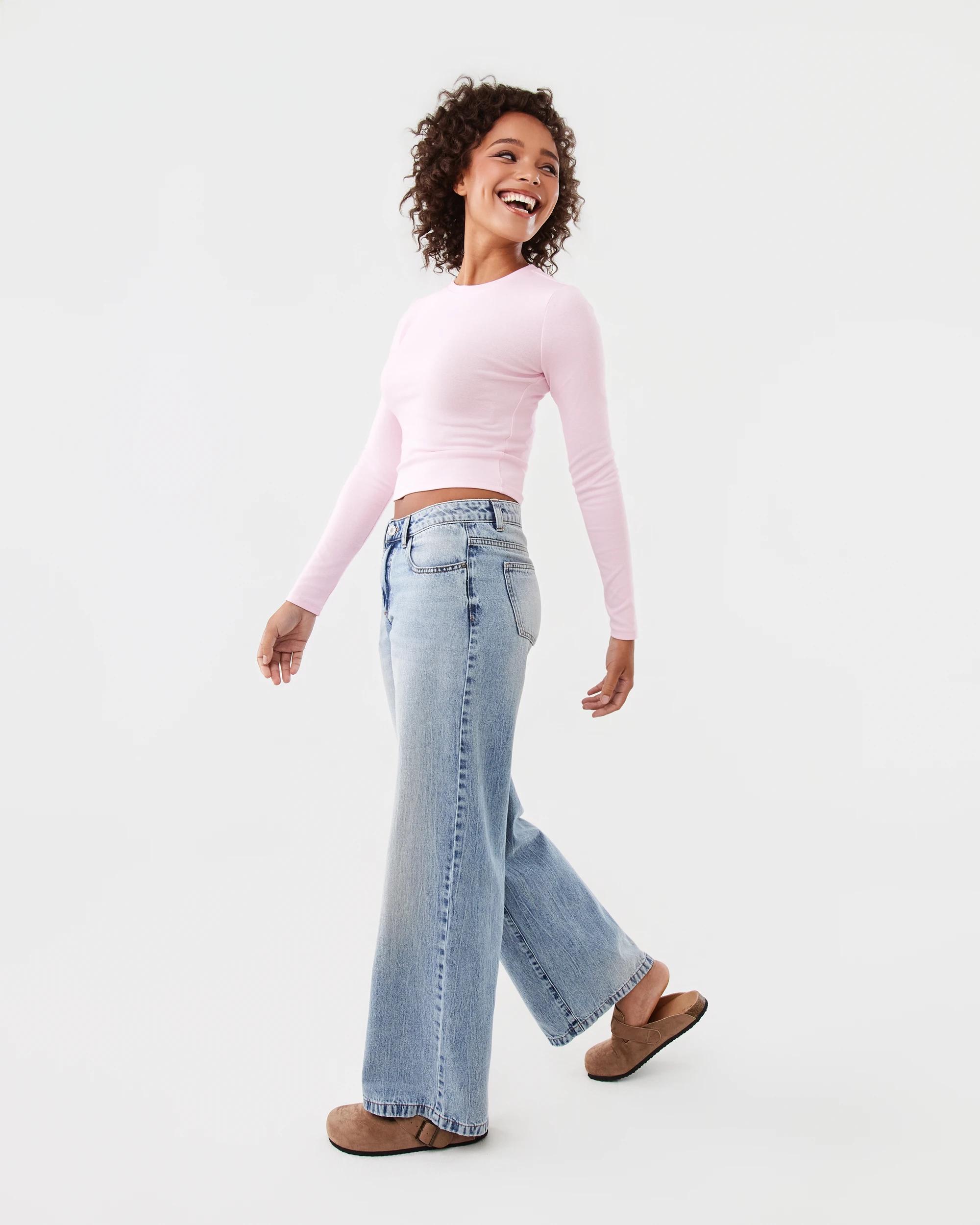 3 Long Sleeve Neat Fit T-shirt Bllet Pink, 3 of 6