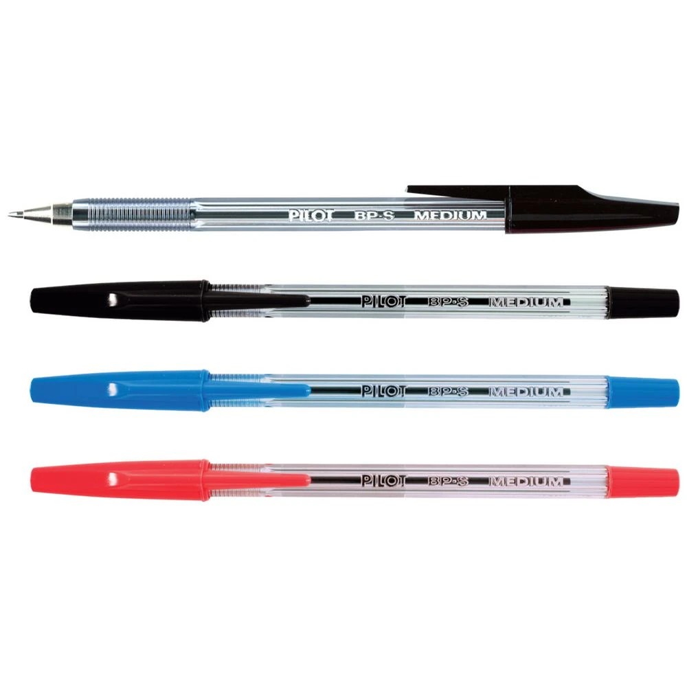 3 PILOT BP-S Medium Ballpoint Pen 1.0mm Assorted 4Pk, 3 of 8