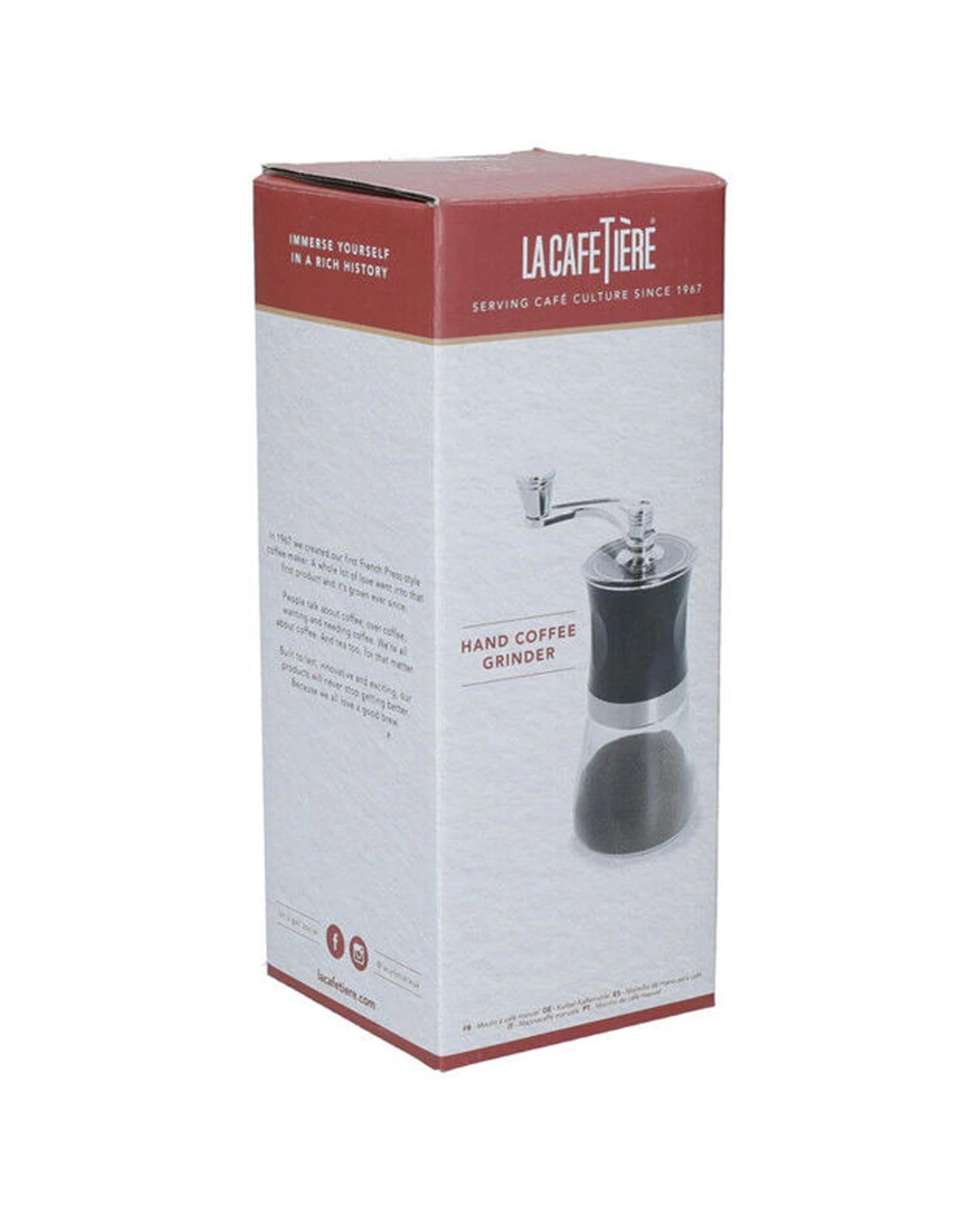 7 La Cafetiere 2PK Manual Stainless Steel Coffee Grinder Durable Construction - Black, 7 of 7