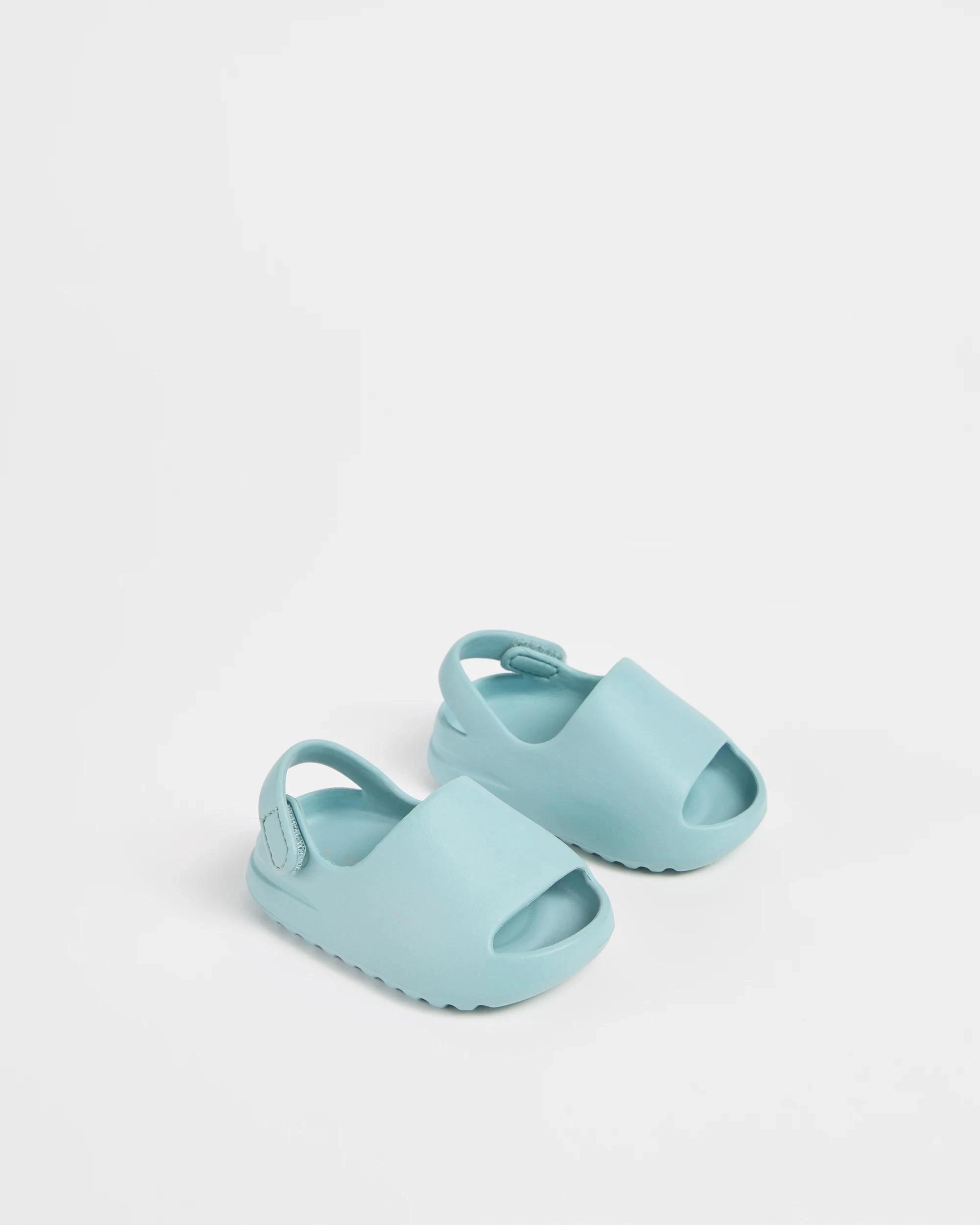 3 Target Baby Baby Boys First Walker Slingback Clog BLUE, 3 of 3
