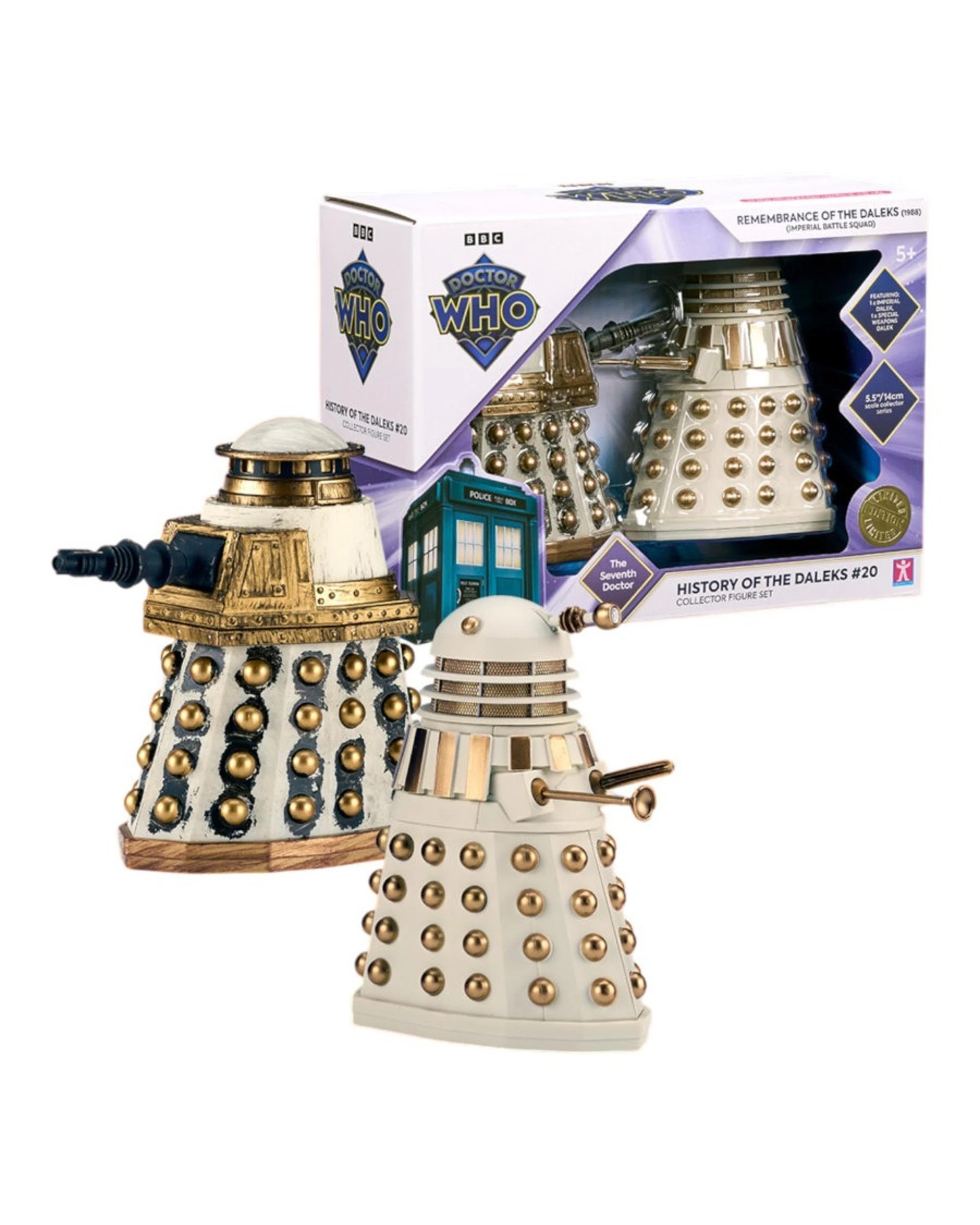 1 Doctor Who History of the Daleks #20 Collector Figure Set, 1 of 3