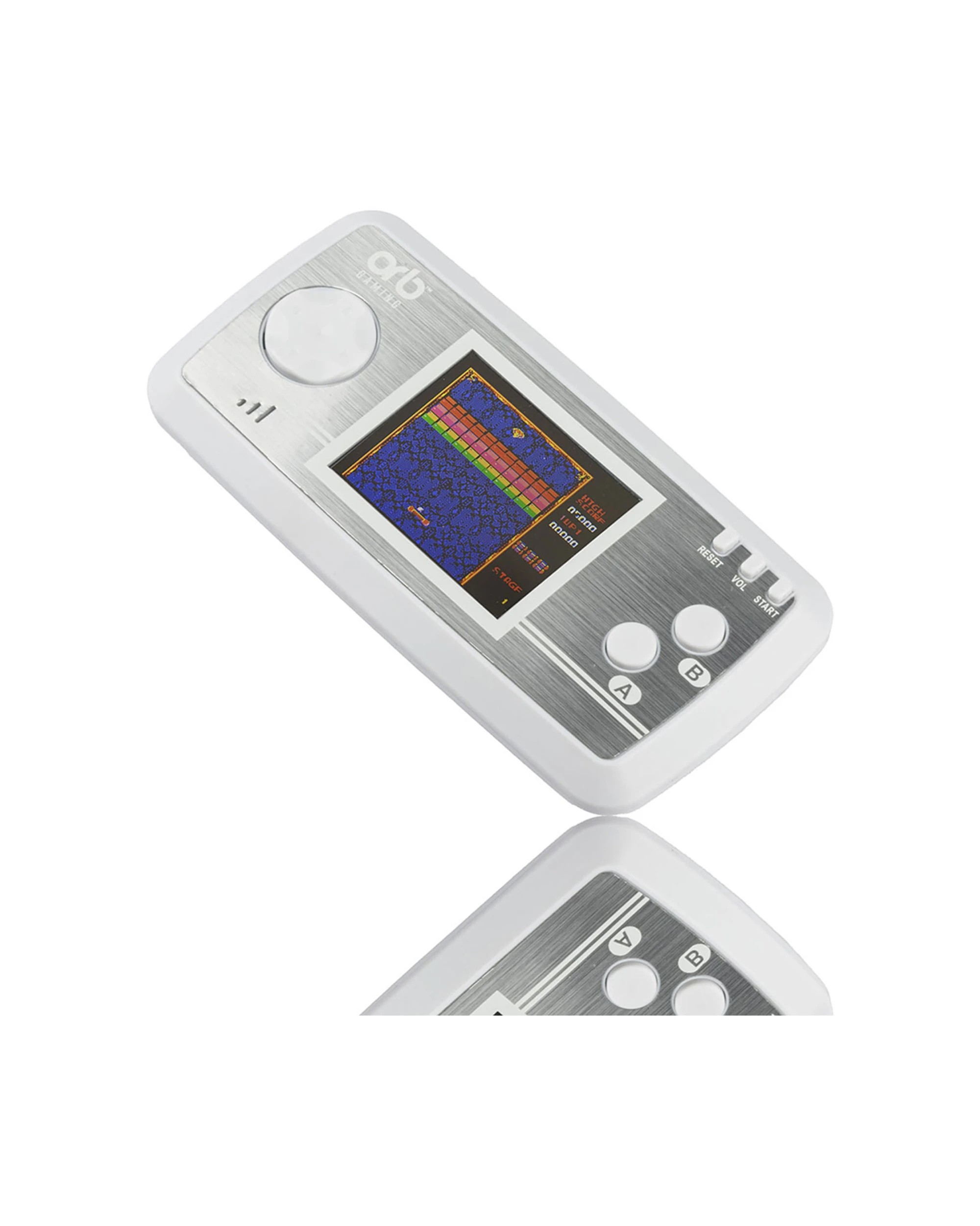 4 Thumbs Up 240-Games Retro Mini Handheld Console 2.5 Inch LCD Screen Pre-Loaded - White, 4 of 7