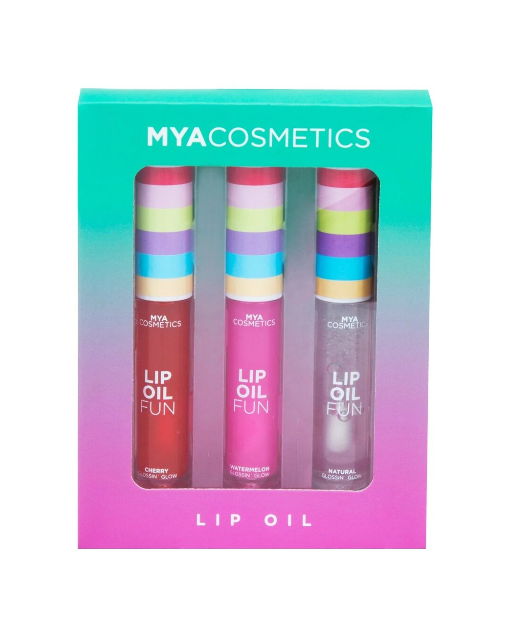 6 MYA 2x 3pc Lip Oil Fruity Scent Lightweight Kids Children - Multi, 6 of 8