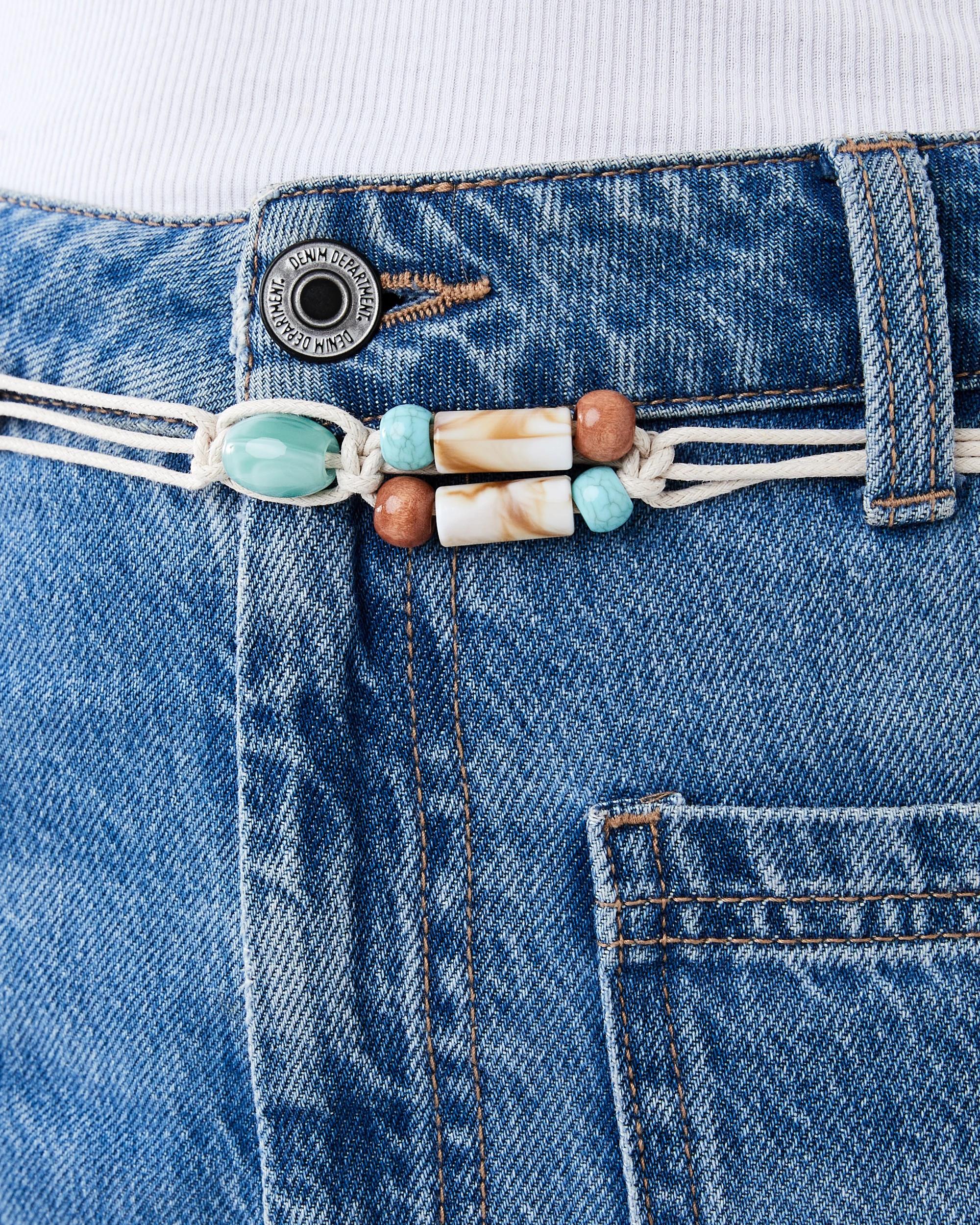 5 Beaded Waisted Belt Ivory, 5 of 6