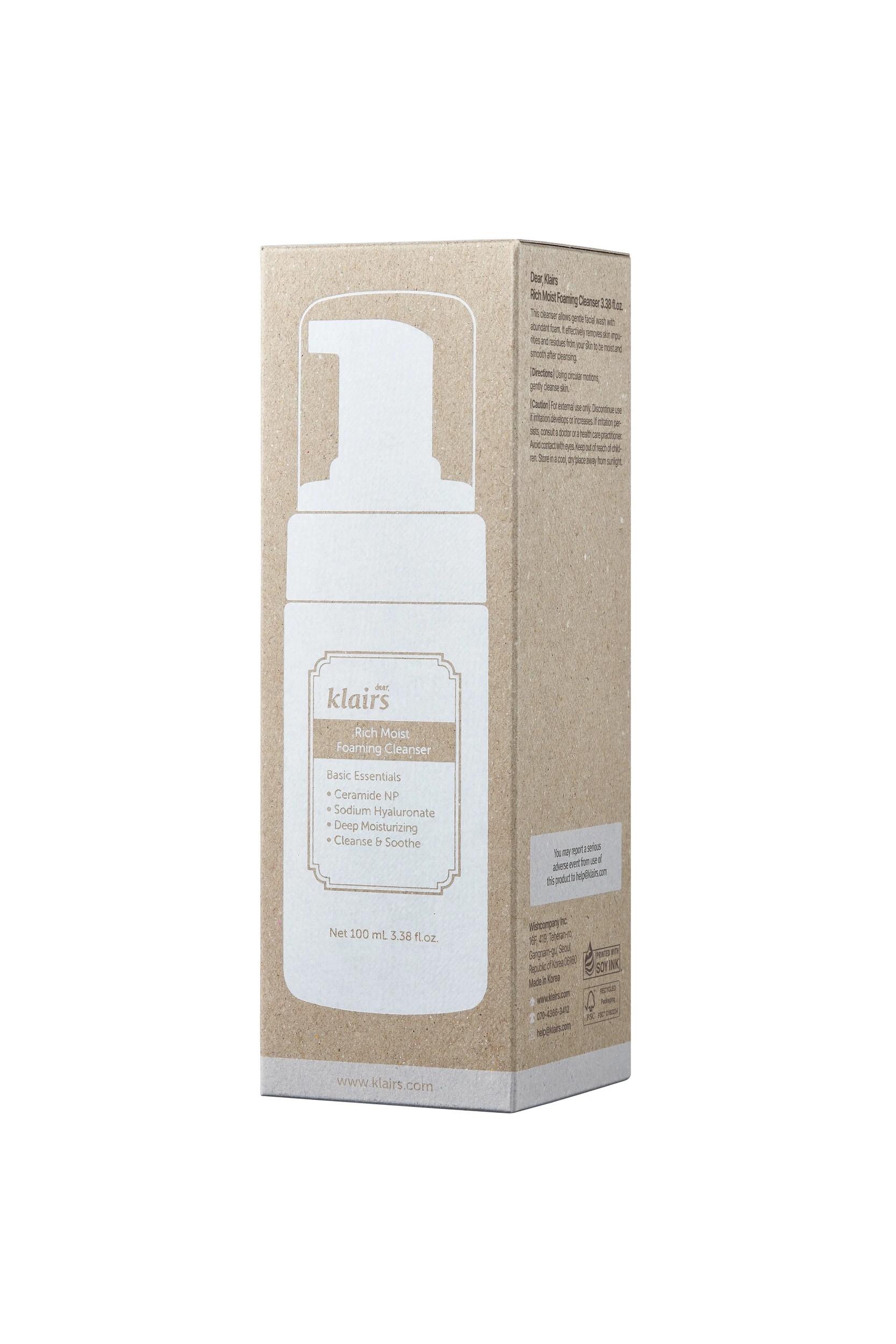 2 Dear, Klairs Rich Moist Foaming Cleanser 100ml, 2 of 3