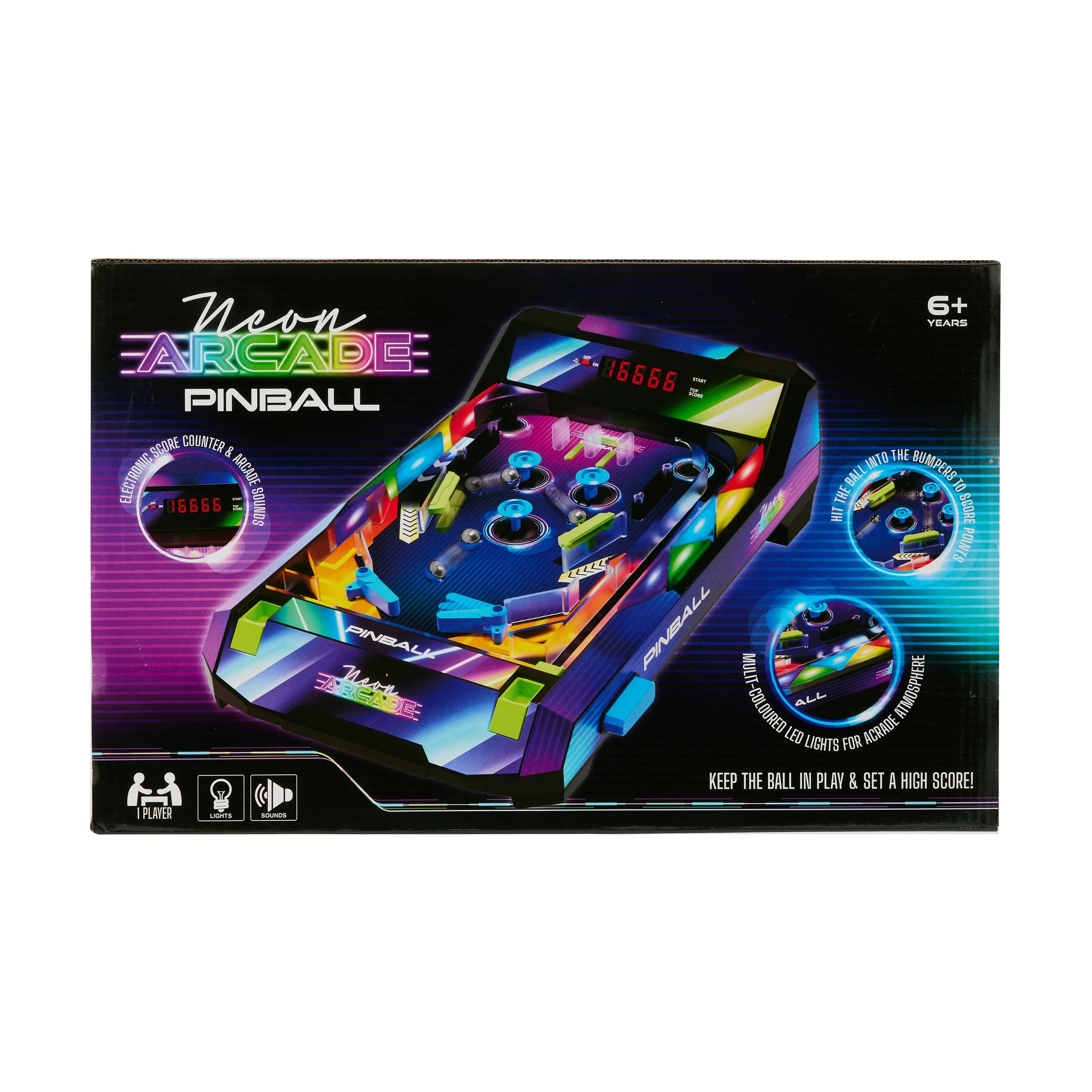 1 Neon Arcade Pinball, 1 of 7