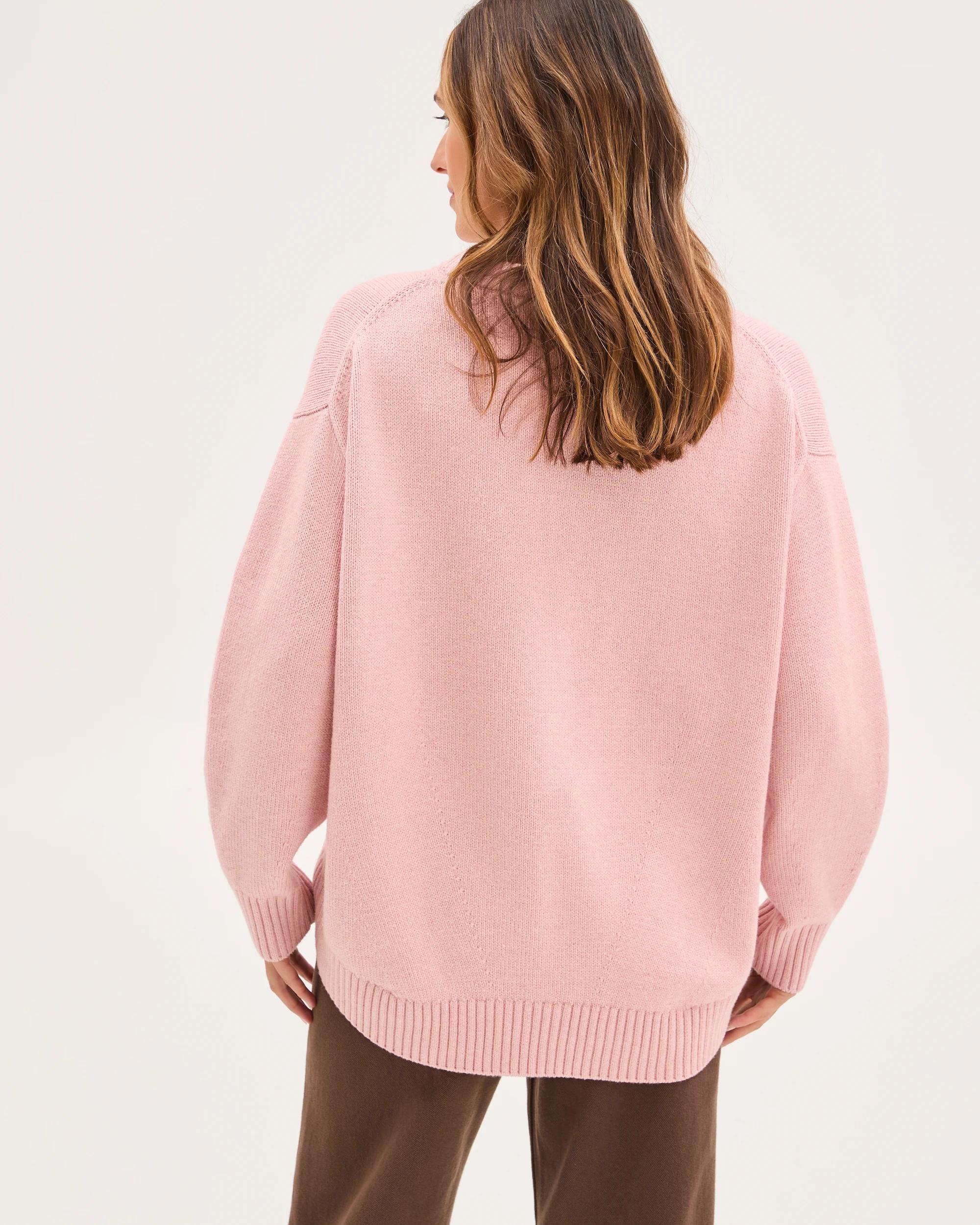7 Target Woman Australian Cotton Blend Oversized Jumper FAIRY FLOSS, 7 of 8