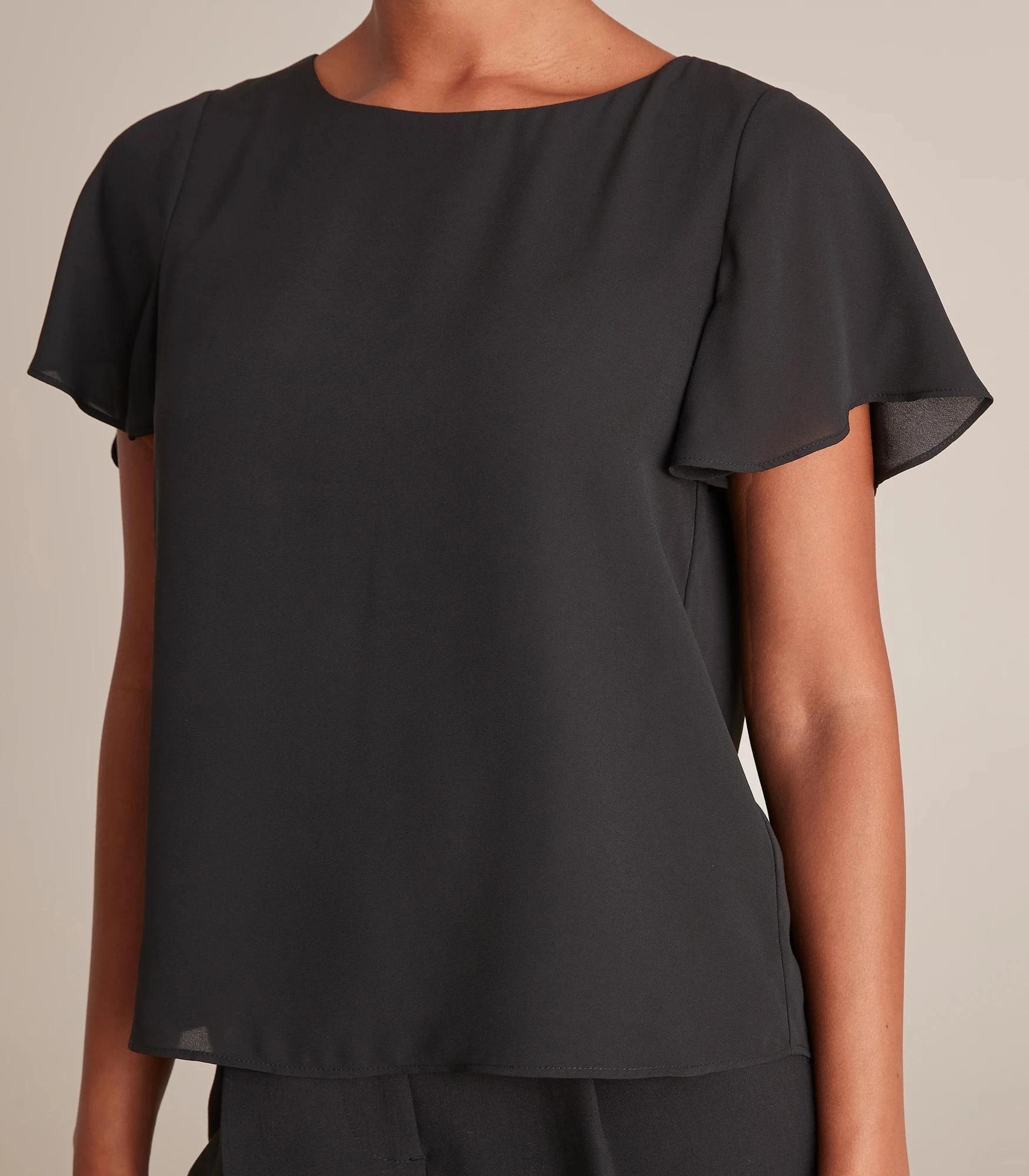 10 Preview Ella Crew Neck Top BLACK, 10 of 10