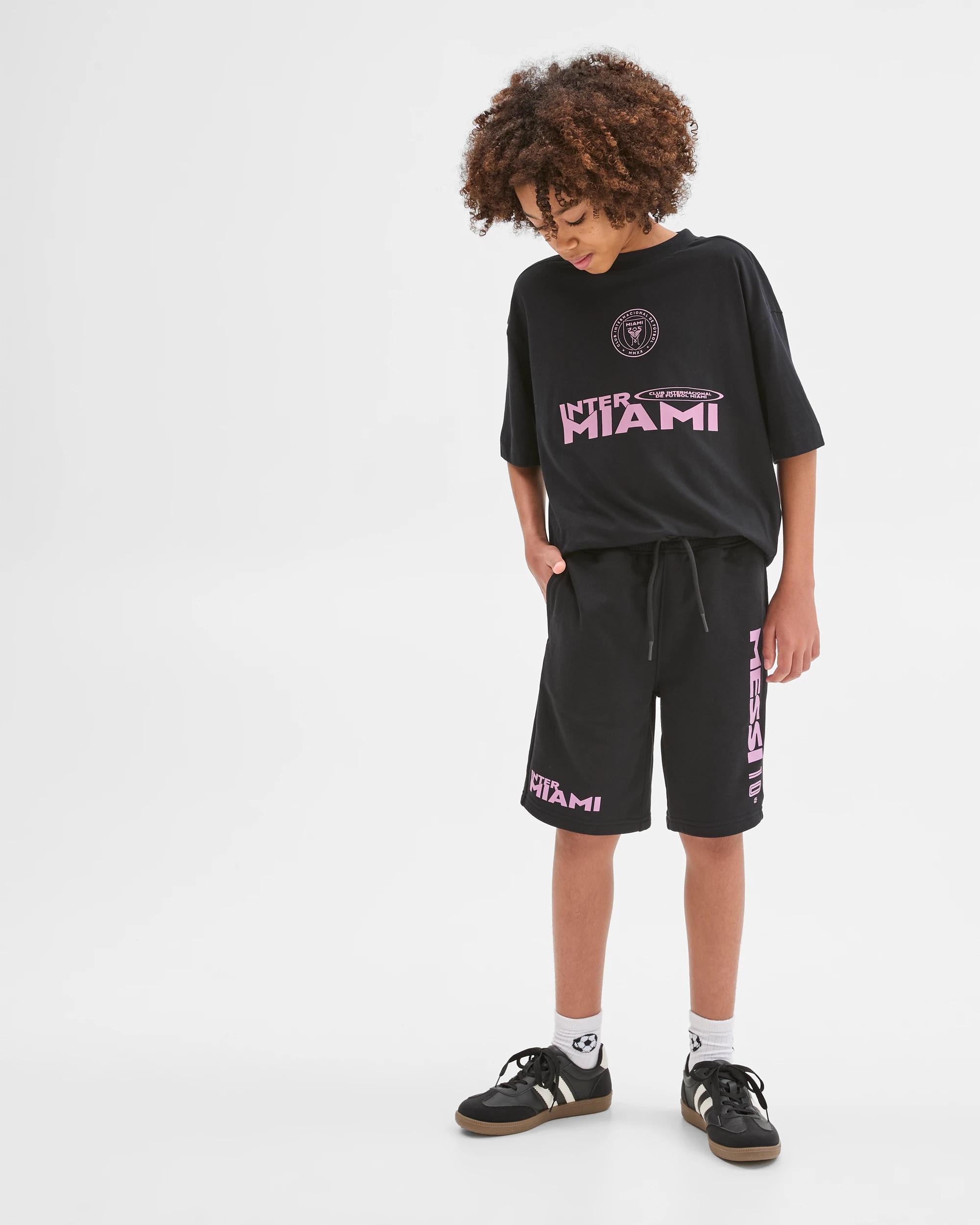 1 Messi Australian Cotton Blend Shorts BLACK, 1 of 7