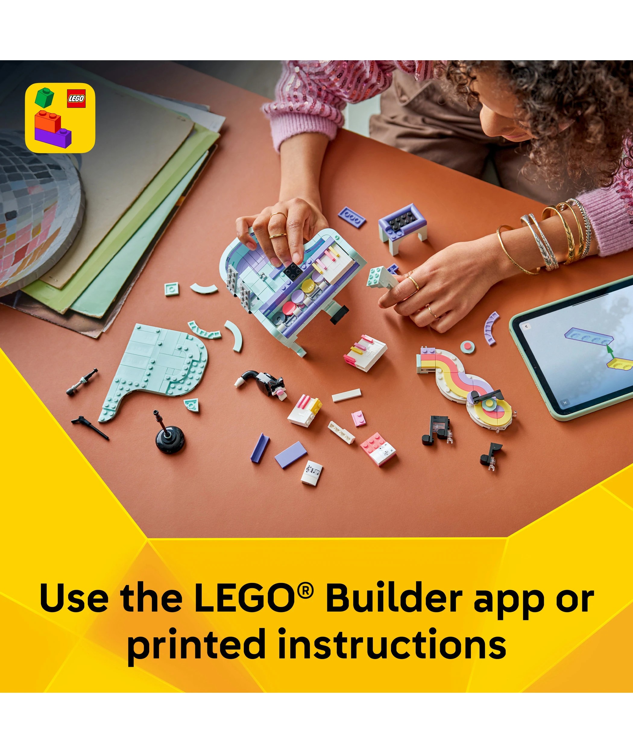 7 LEGO Creator Music Decor Piano with Cat 31392, 7 of 9