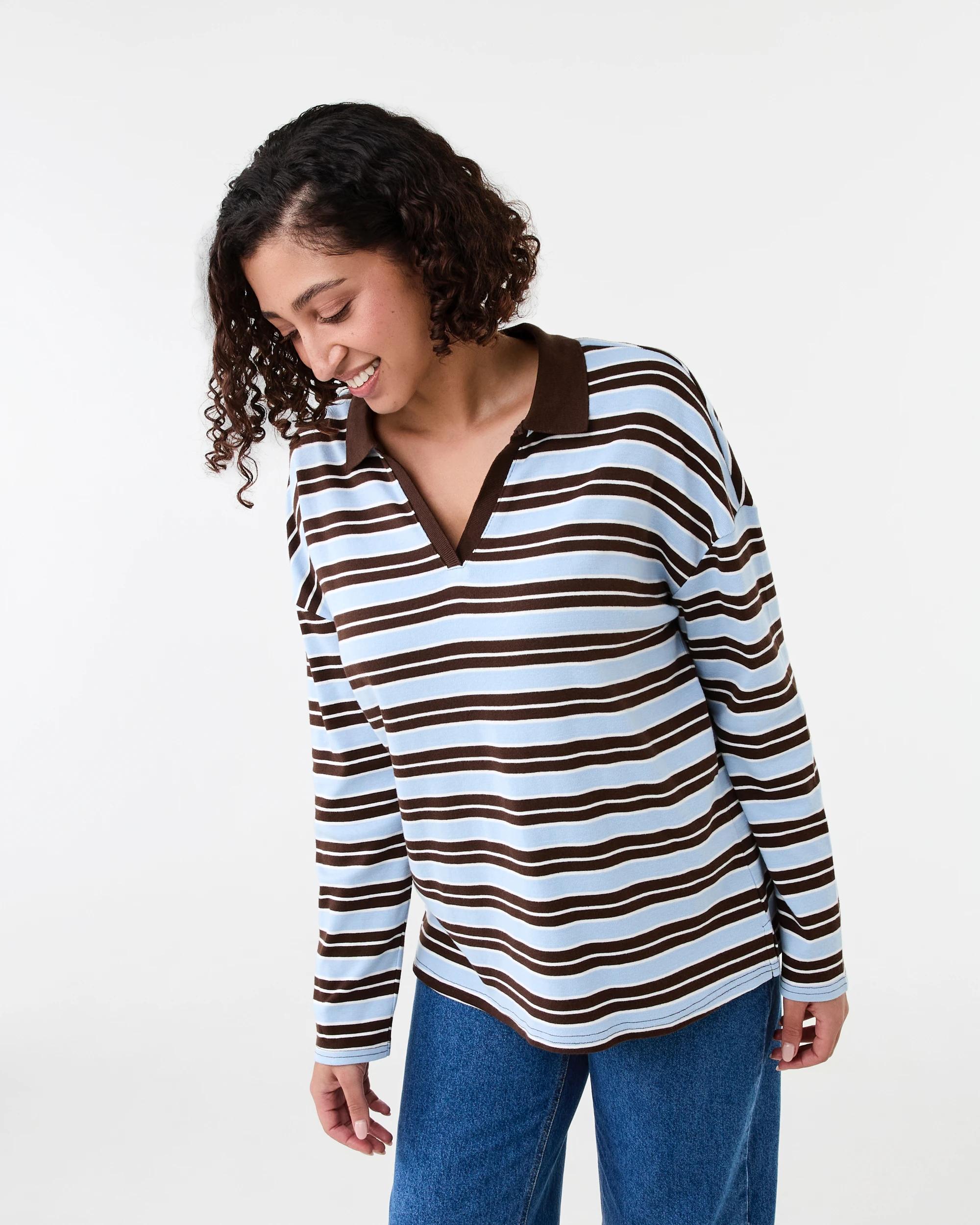 2 Long Sleeve Rugby Top Dblstpe, 2 of 5