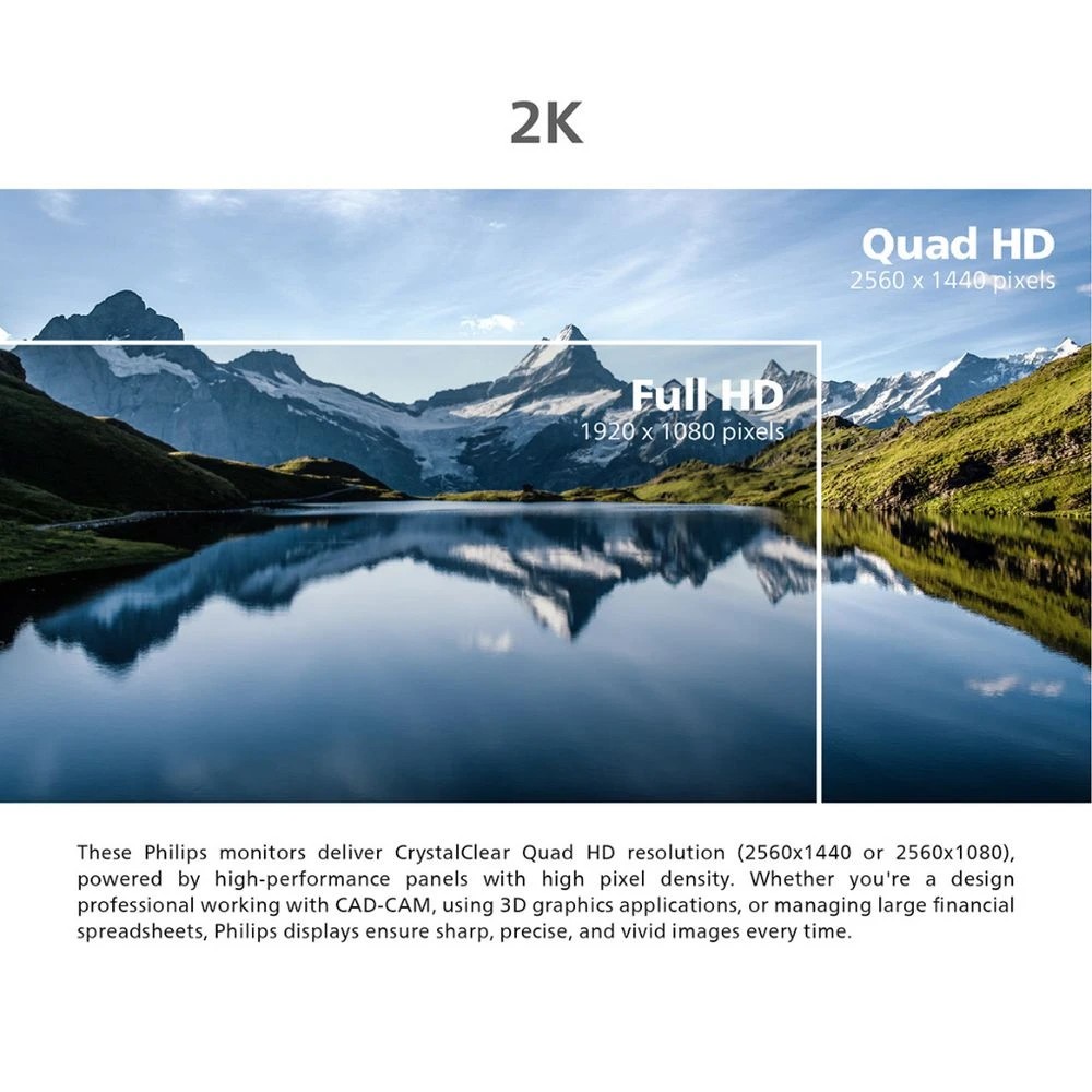 8 Phillips 32" QHD 100HZ IPS Montior 32E1N3500, 8 of 10