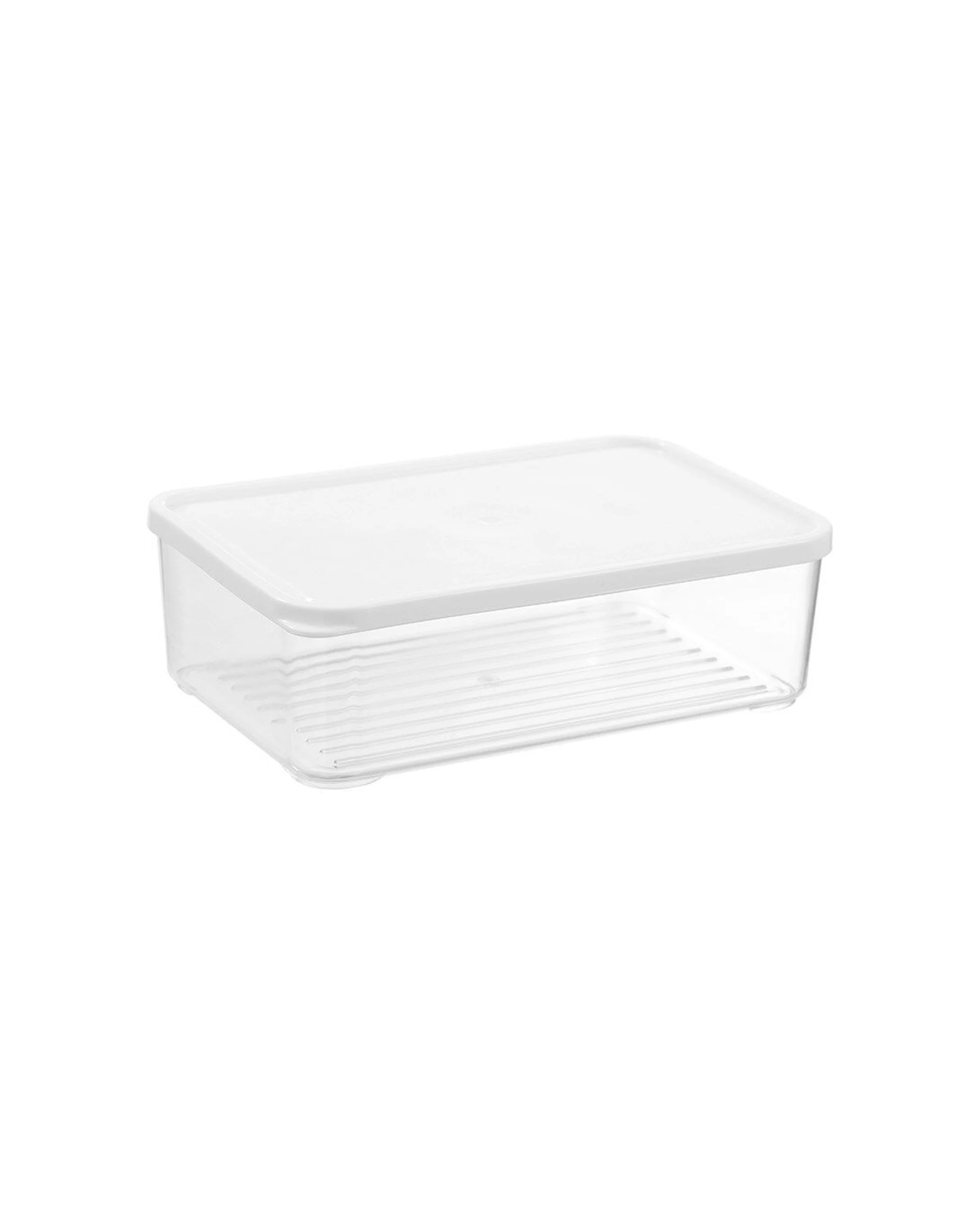 4 Lemon & Lime 12pk Fridge Food Storer Container 900ml Food Storage Set - Clear, 4 of 5