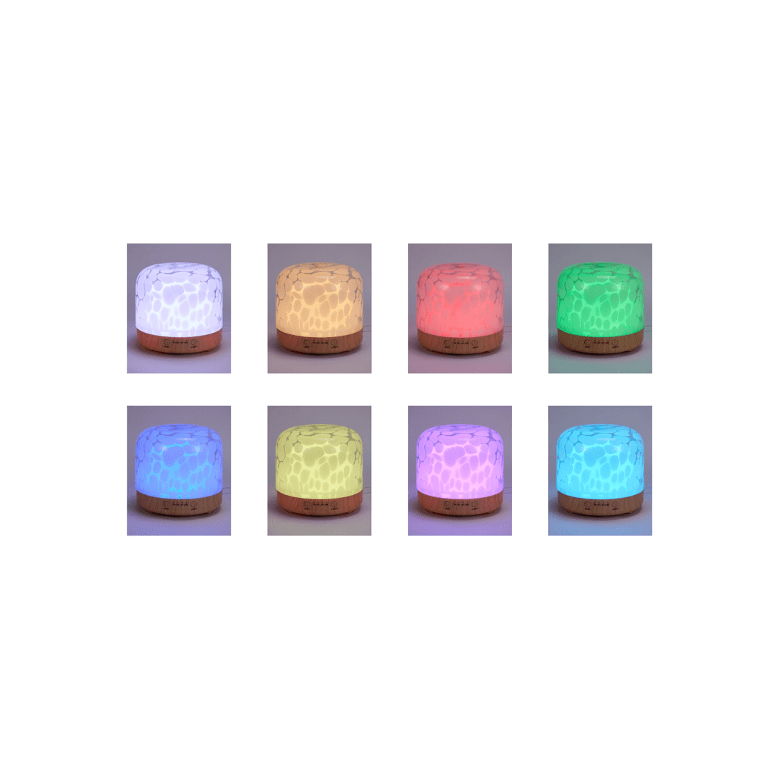 5 White Confetti Glass Look Aroma Diffuser, 5 of 7