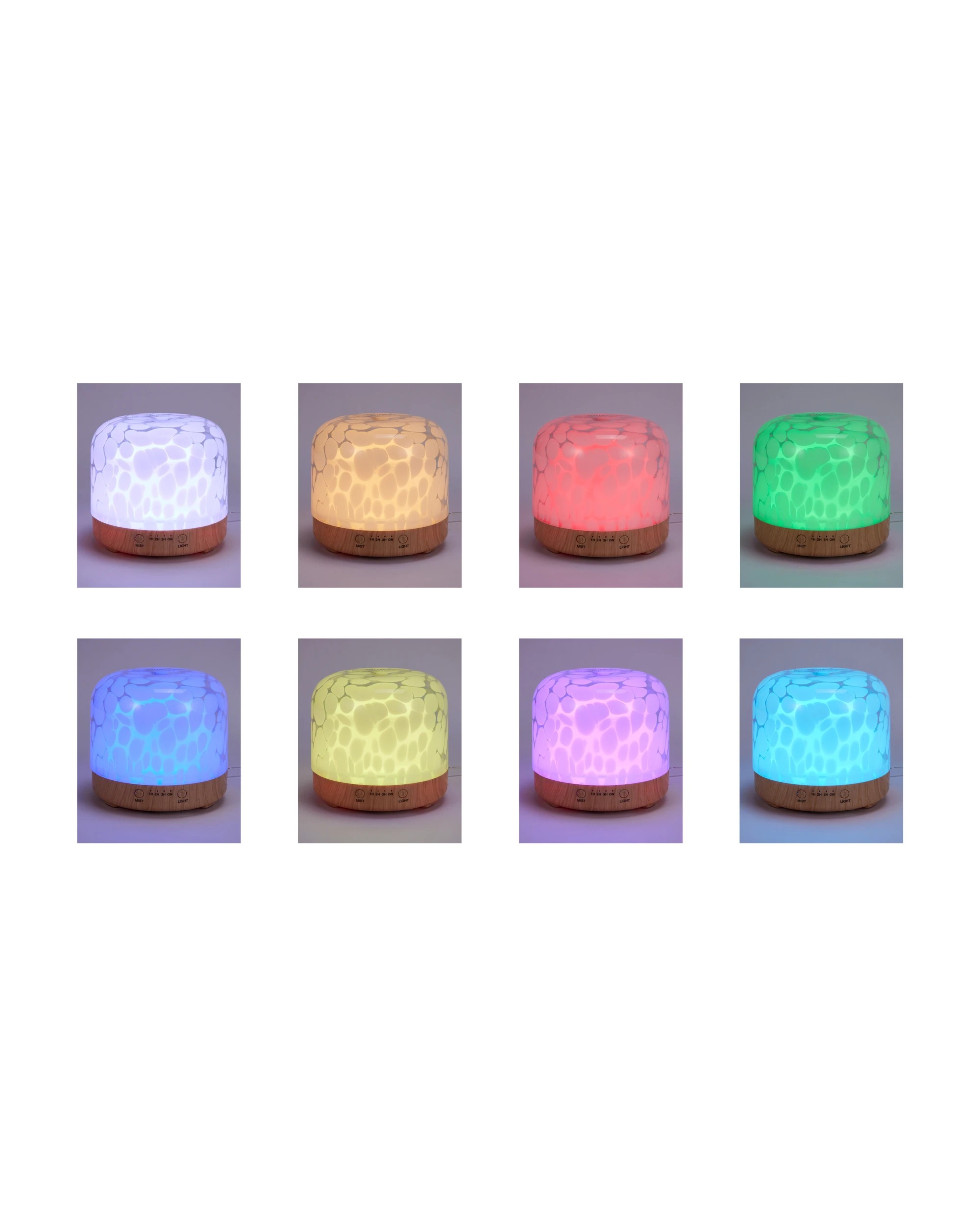 5 White Confetti Glass Look Aroma Diffuser, 5 of 7