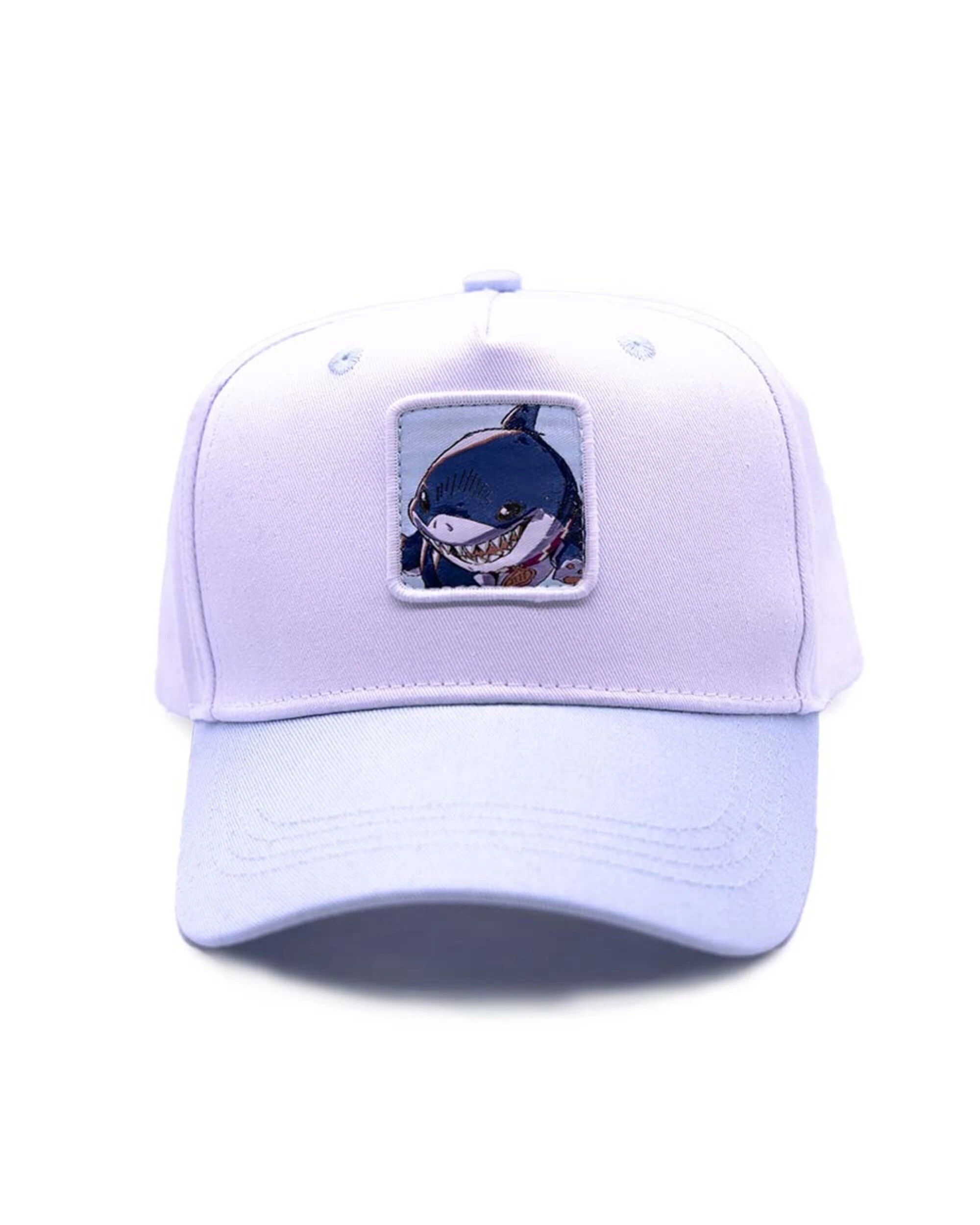 1 Marvel Rivals - Jeff the Land Shark Curved Brim Cap - White, 1 of 3