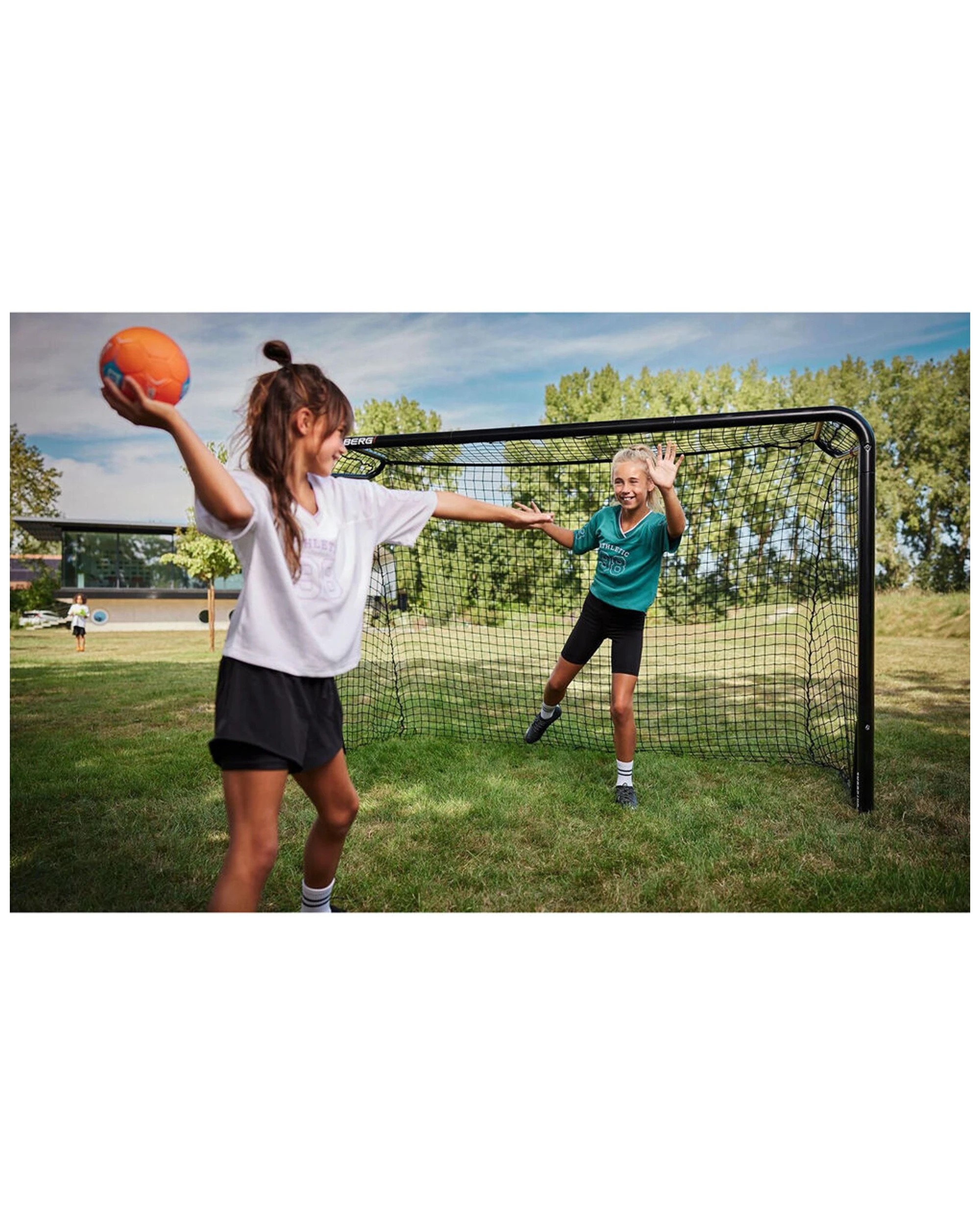 3 BERG Steel Portable Soccer Goal Small 120x180cm - Easy Assembly - Mesh Net
 - black, 3 of 4