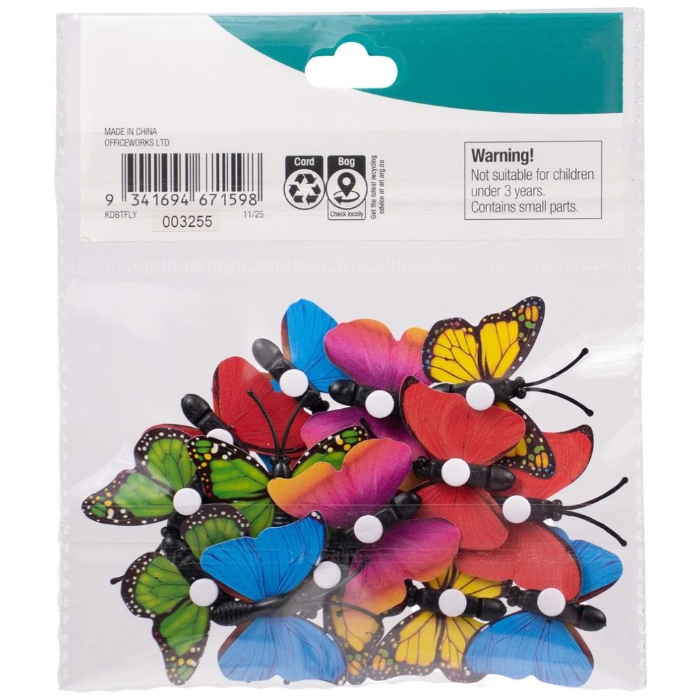 3 Kadink Butterflies Assorted 15 Pack, 3 of 3