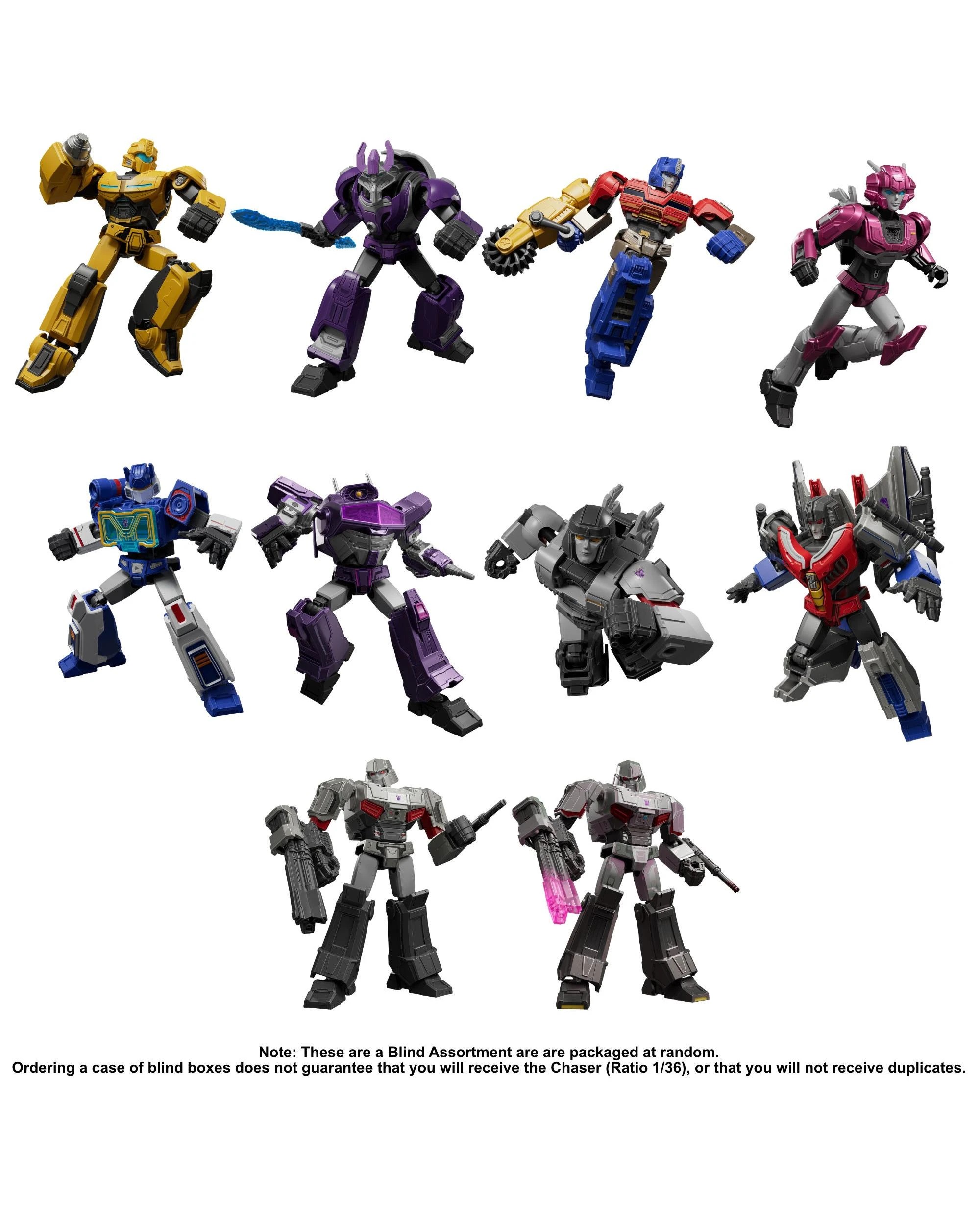 3 Blokees Transformers Galaxy Version 07 One Wave 2 Blind Box Full Case Set of 9, 3 of 10