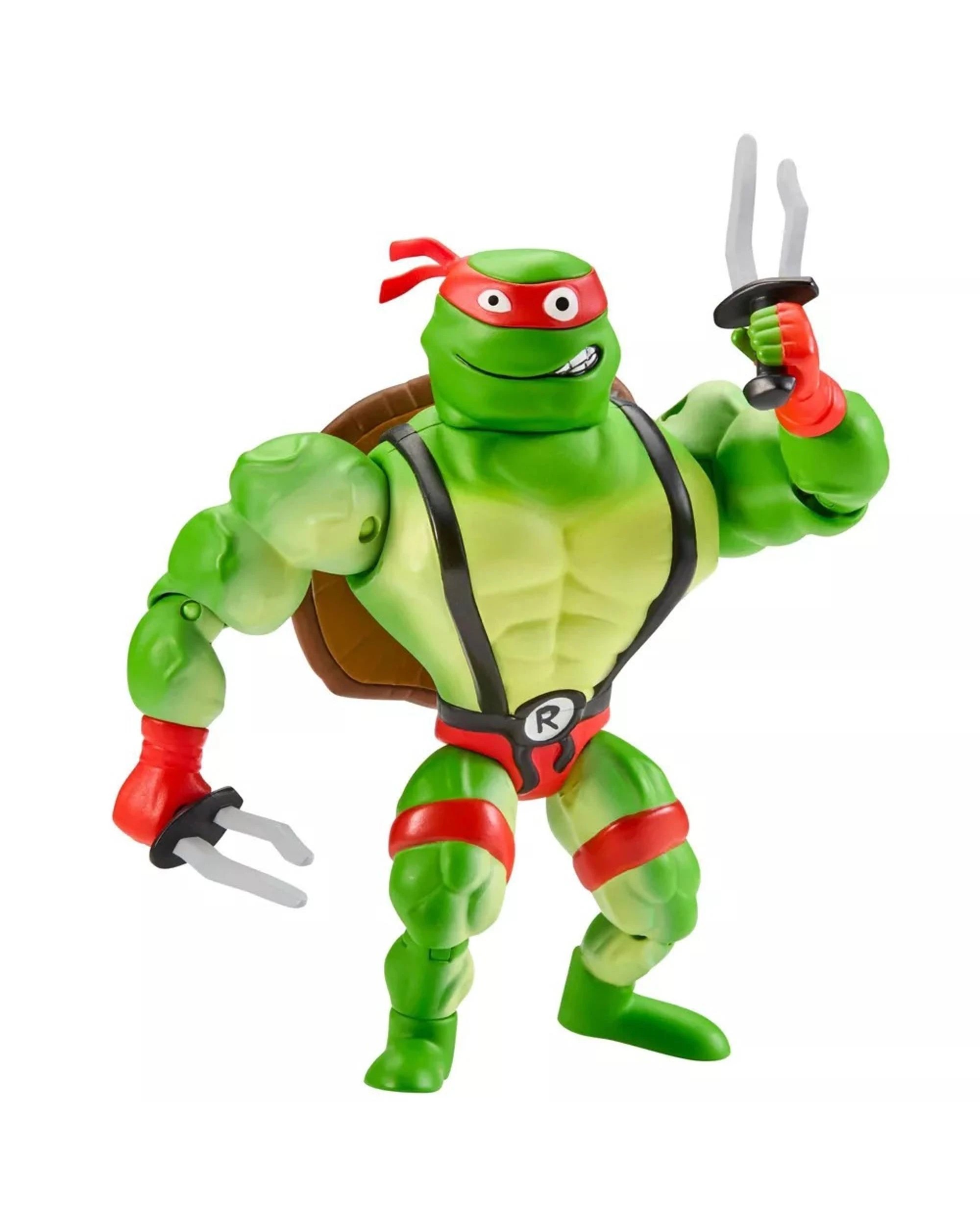 4 Teenage Mutant Ninja Turtles Mutant Mayhem Knockoff Knockout Raph and Ralph Action Figure 2 Pack, 4 of 7