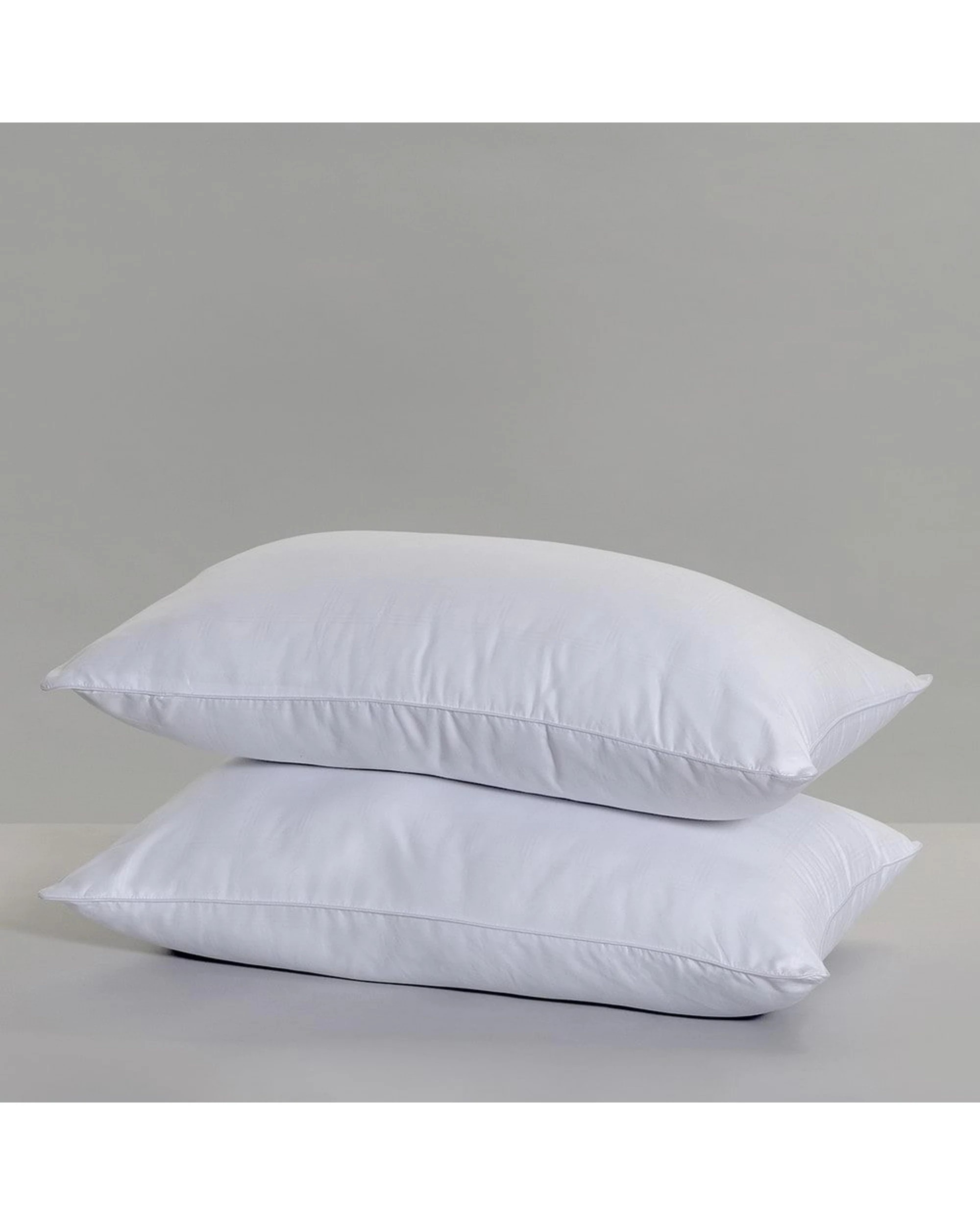 1 Canningvale 2pc Hypoallergenic Bed Pillow Polyester Microfibre Firm Side - White, 1 of 4
