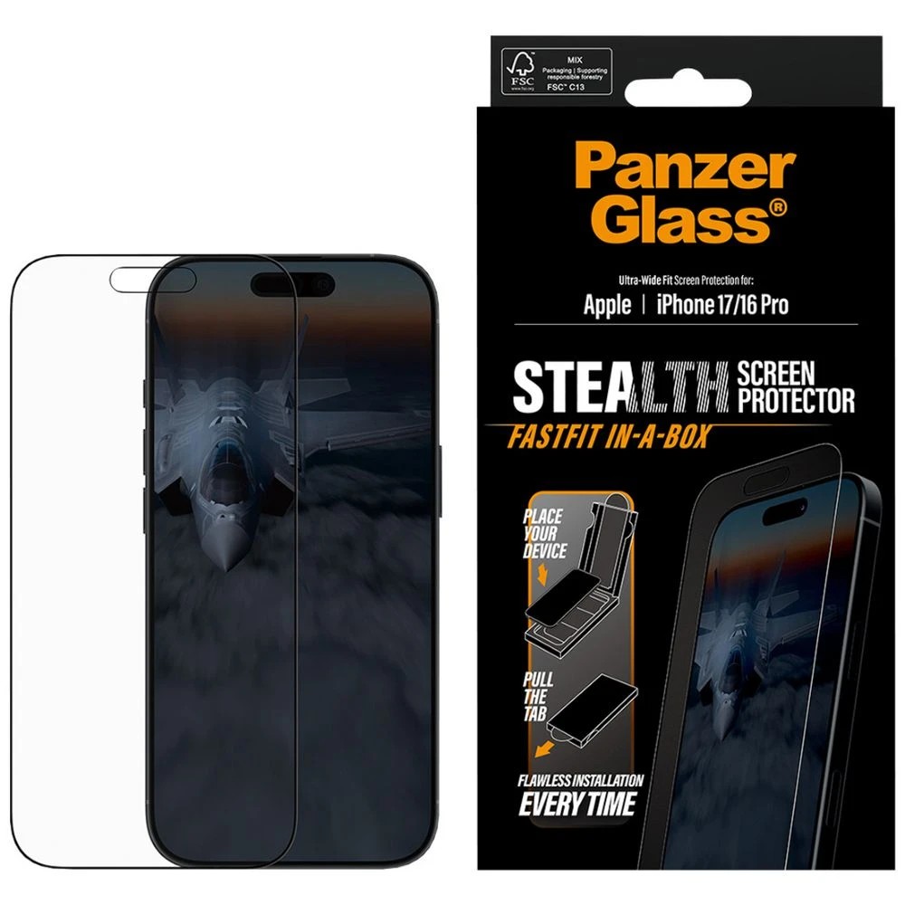 1 PanzerGlass Stealth Screen Protector iPhone 17, 1 of 5