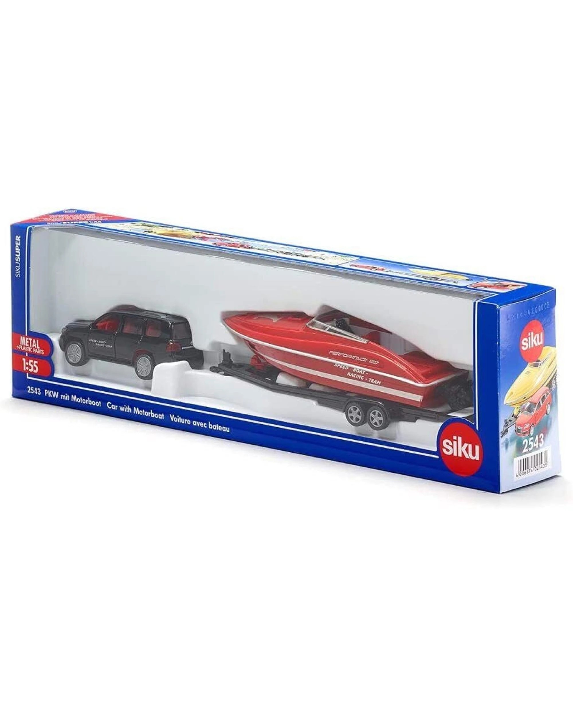 4 Siku Toyota Car with Motorboat 1:55 Scale, 4 of 4