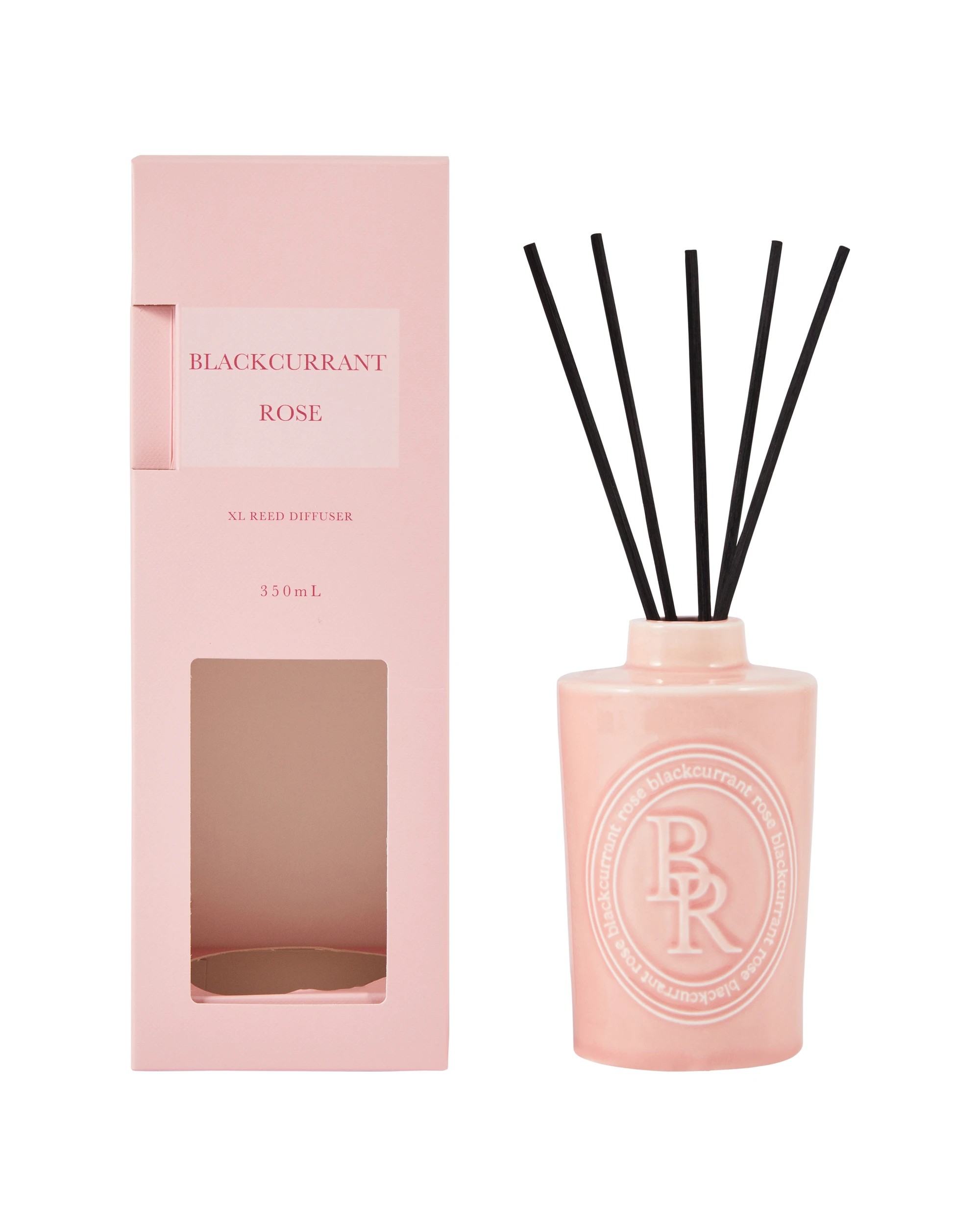 1 XL Blackcurrant Rose Reed Diffuser 350ml, 1 of 6