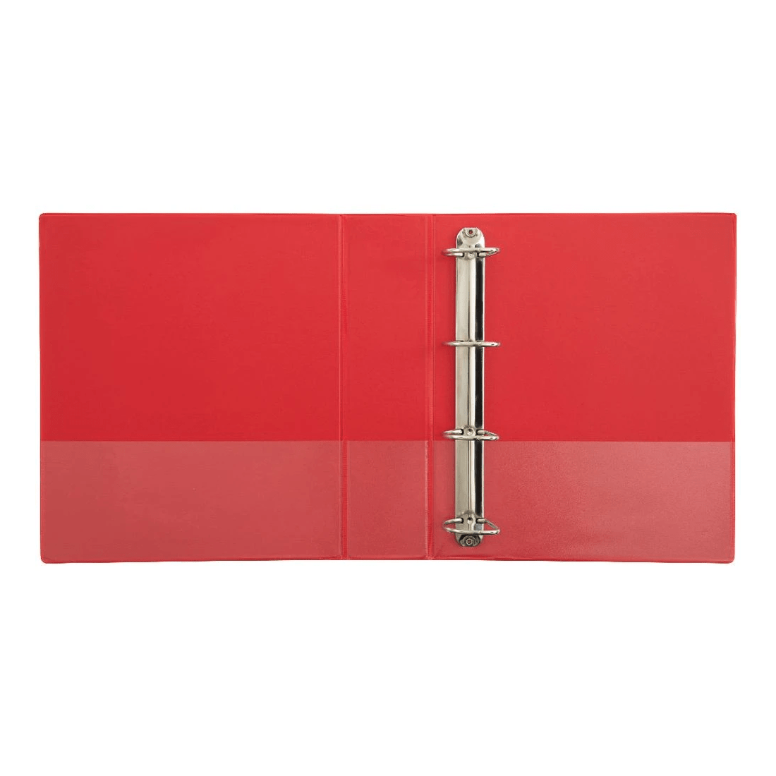 4 J.Burrows Insert Binder A4 4 D-Ring 50mm Red, 4 of 6