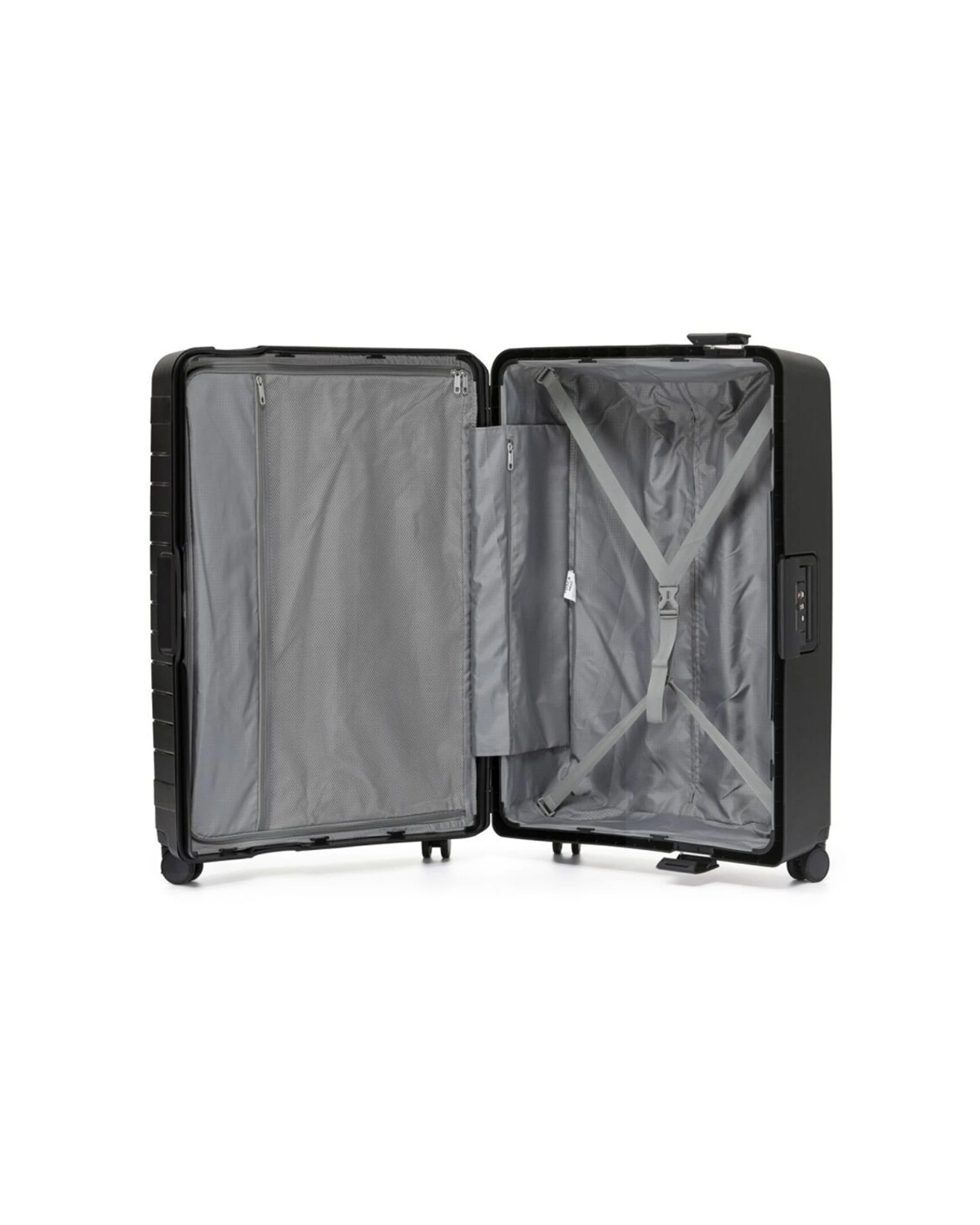 3 Tosca Vault Hard Shell Large Travel Luggage Suitcase Lockable - Black, 3 of 3