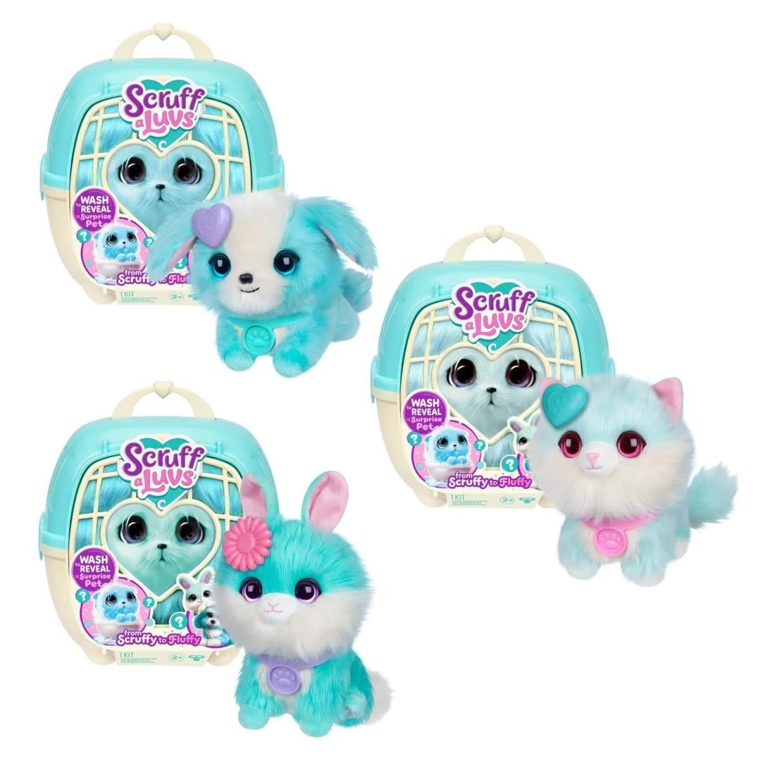 2 Scruff-A-Luvs Pet Scruff - Blue, Assorted, 2 of 10