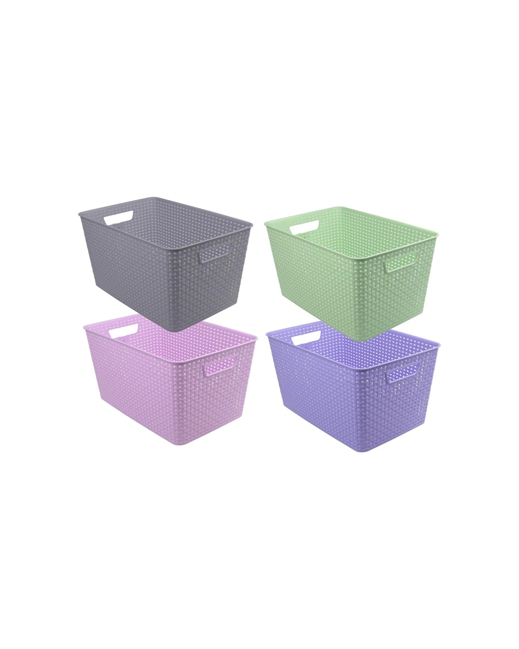 2 Boxsweden Woven Storage Basket 28.5x41.5x22cm - Multi, 2 of 2