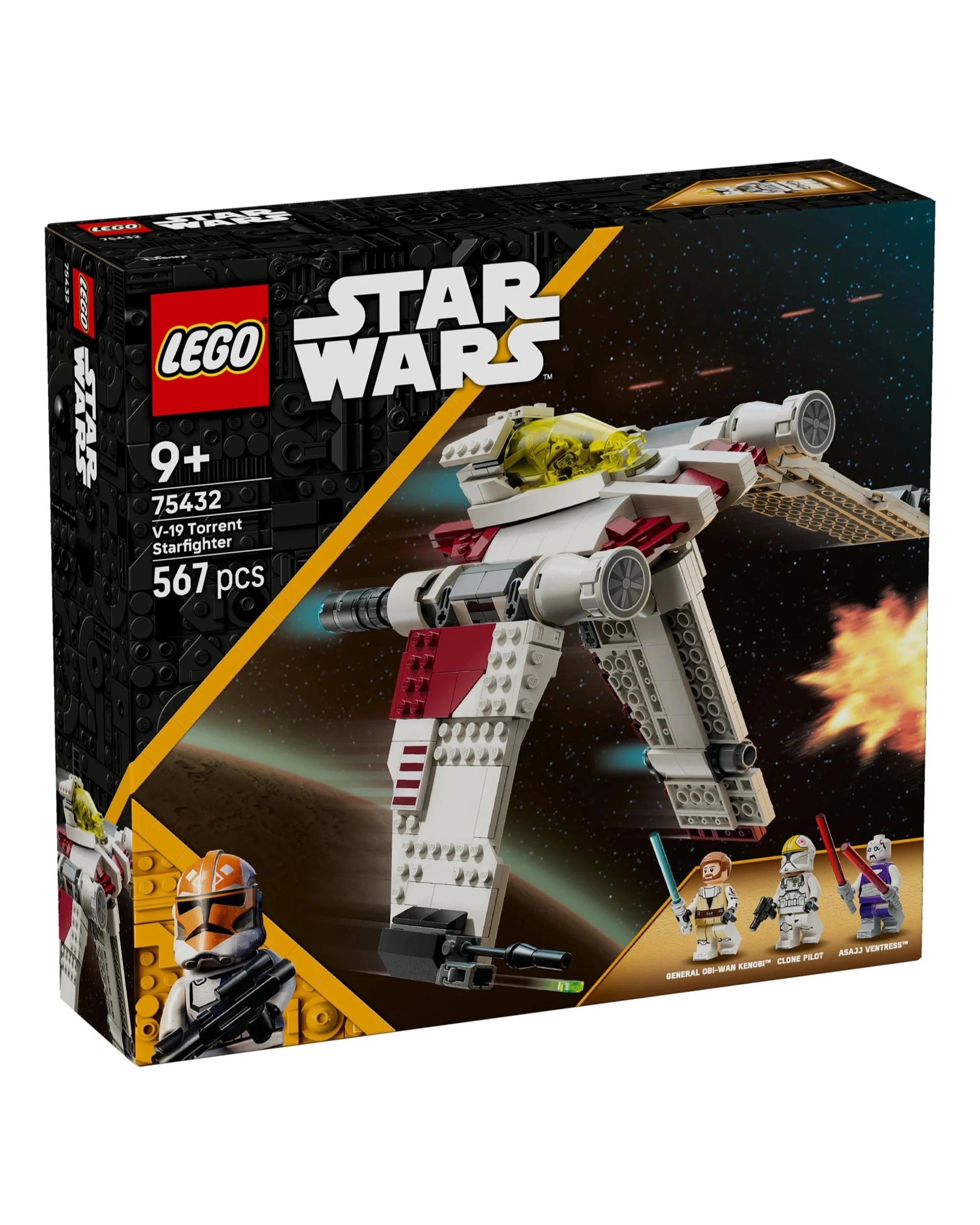 7 The LEGO Group LEGO Star Wars V-19 Torrent Starfighter - 75432, 7 of 10