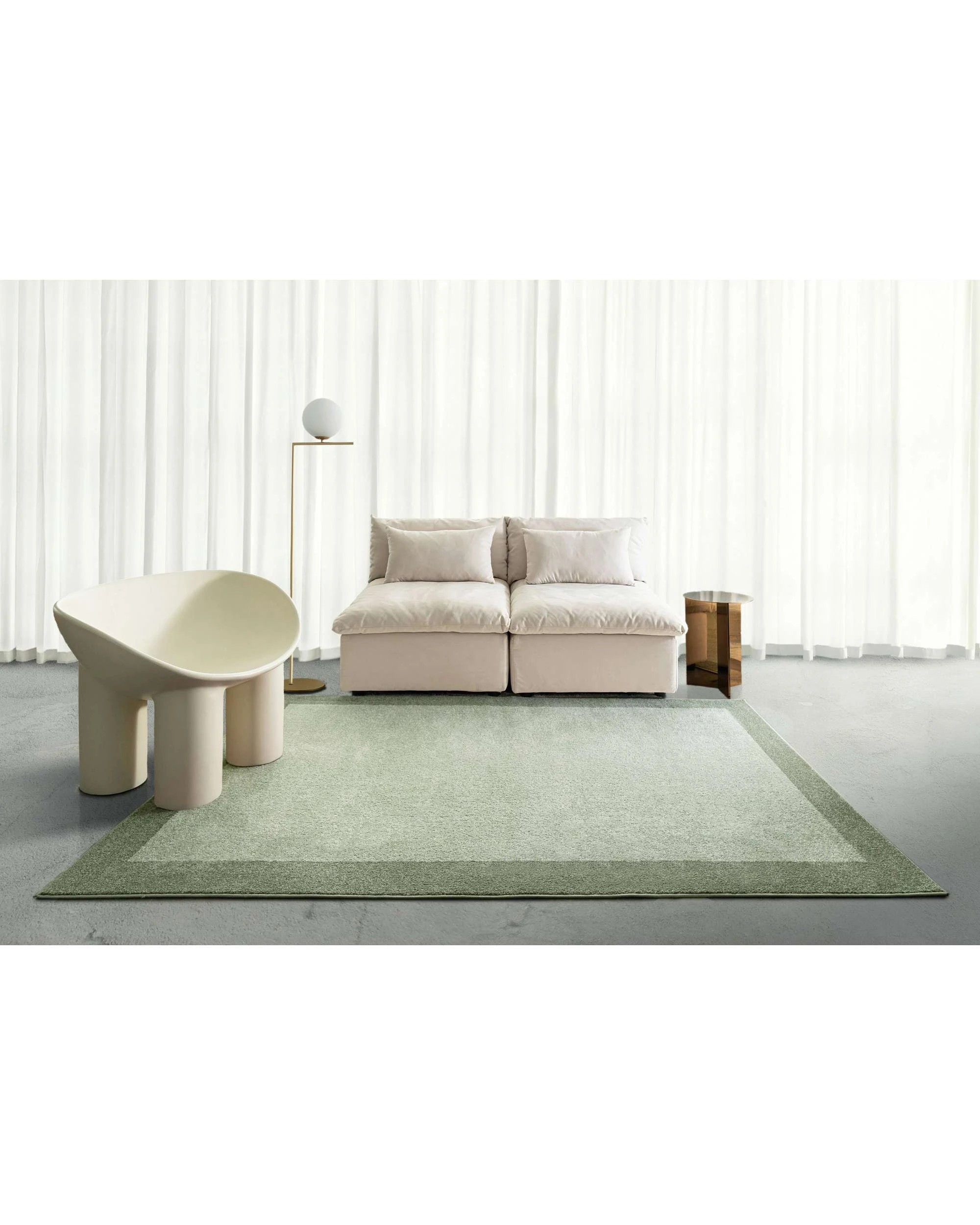 2 Loopsie Kelimutu Sage and Mint Rug-280cm x 180cm - Green, 2 of 8