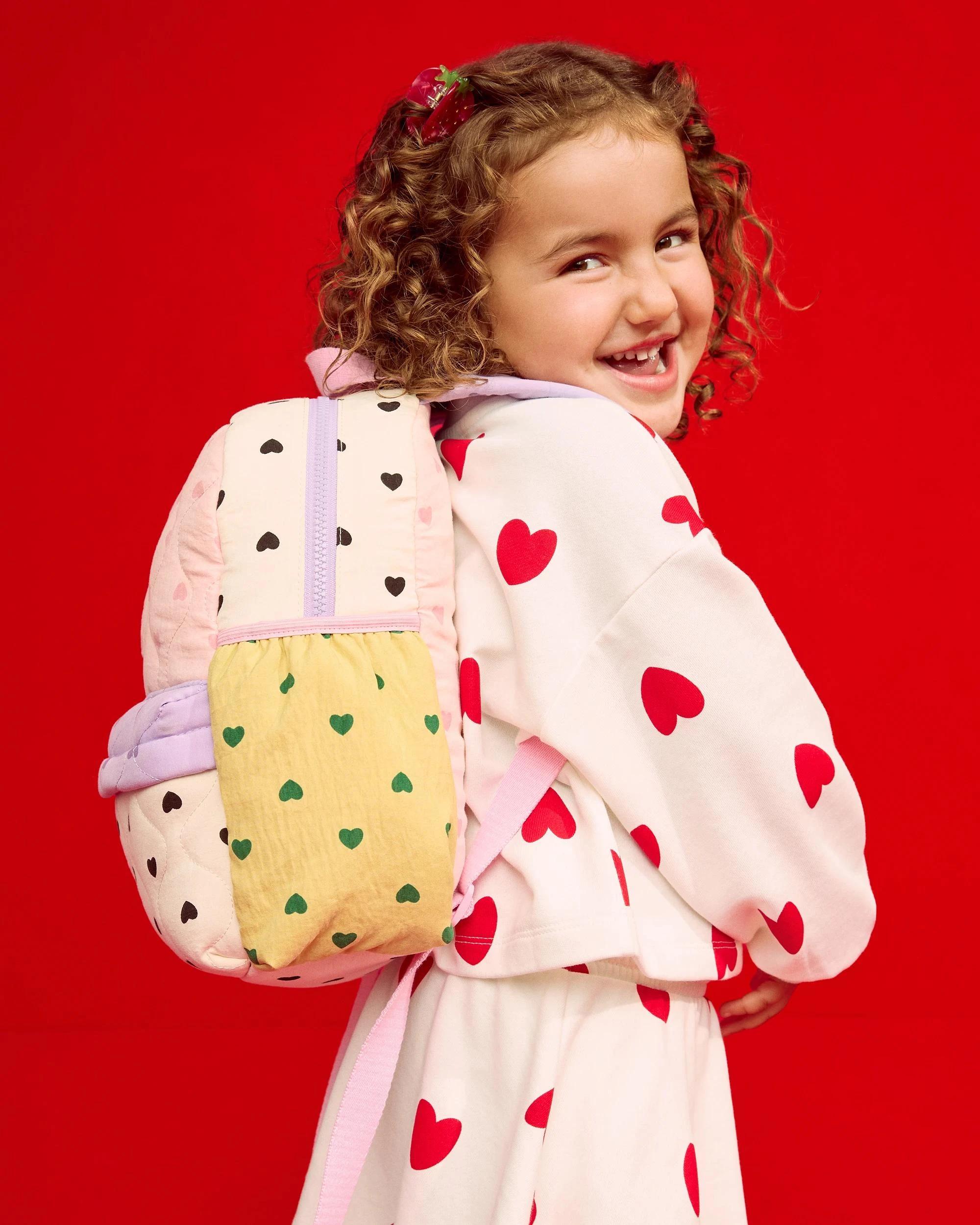 5 Target Kids Colour Block Quilted Heart Backpack COLOUR BLOCK, 5 of 5