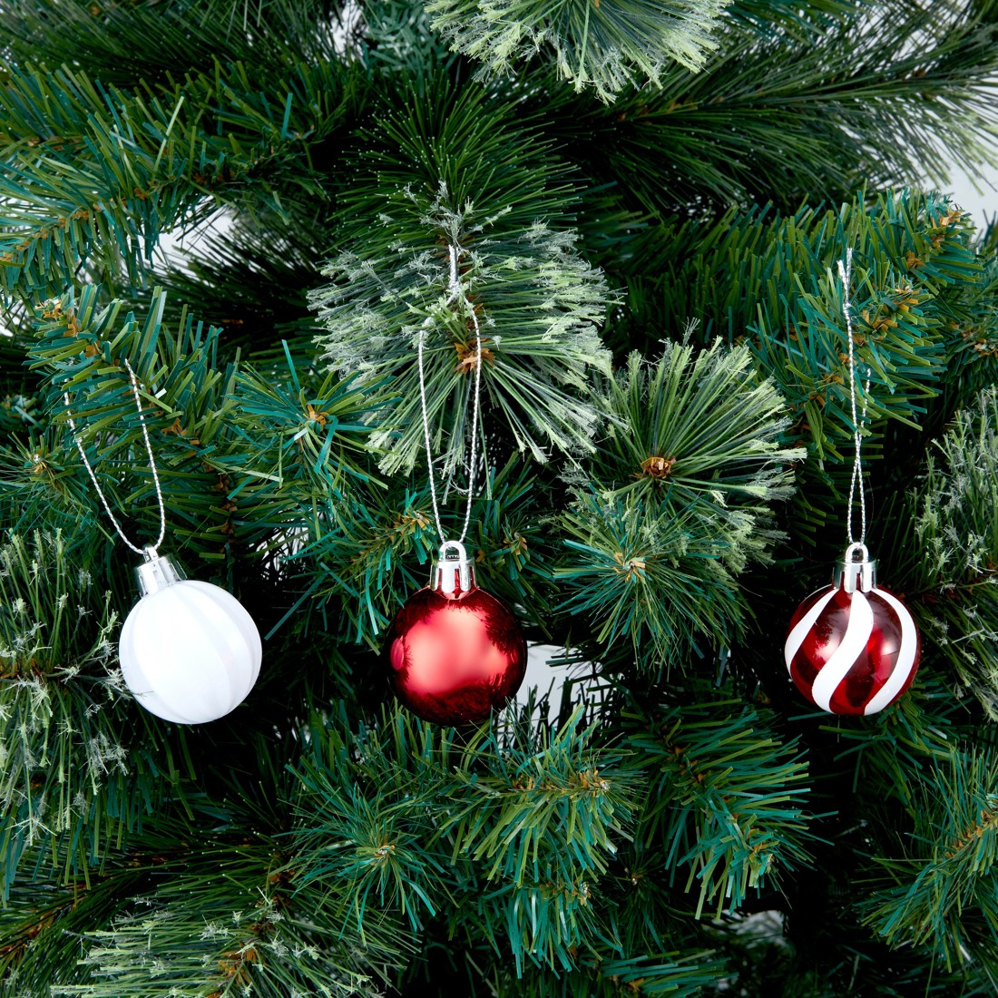 6 36 Pack 4cm Candy Cane Baubles, 6 of 7