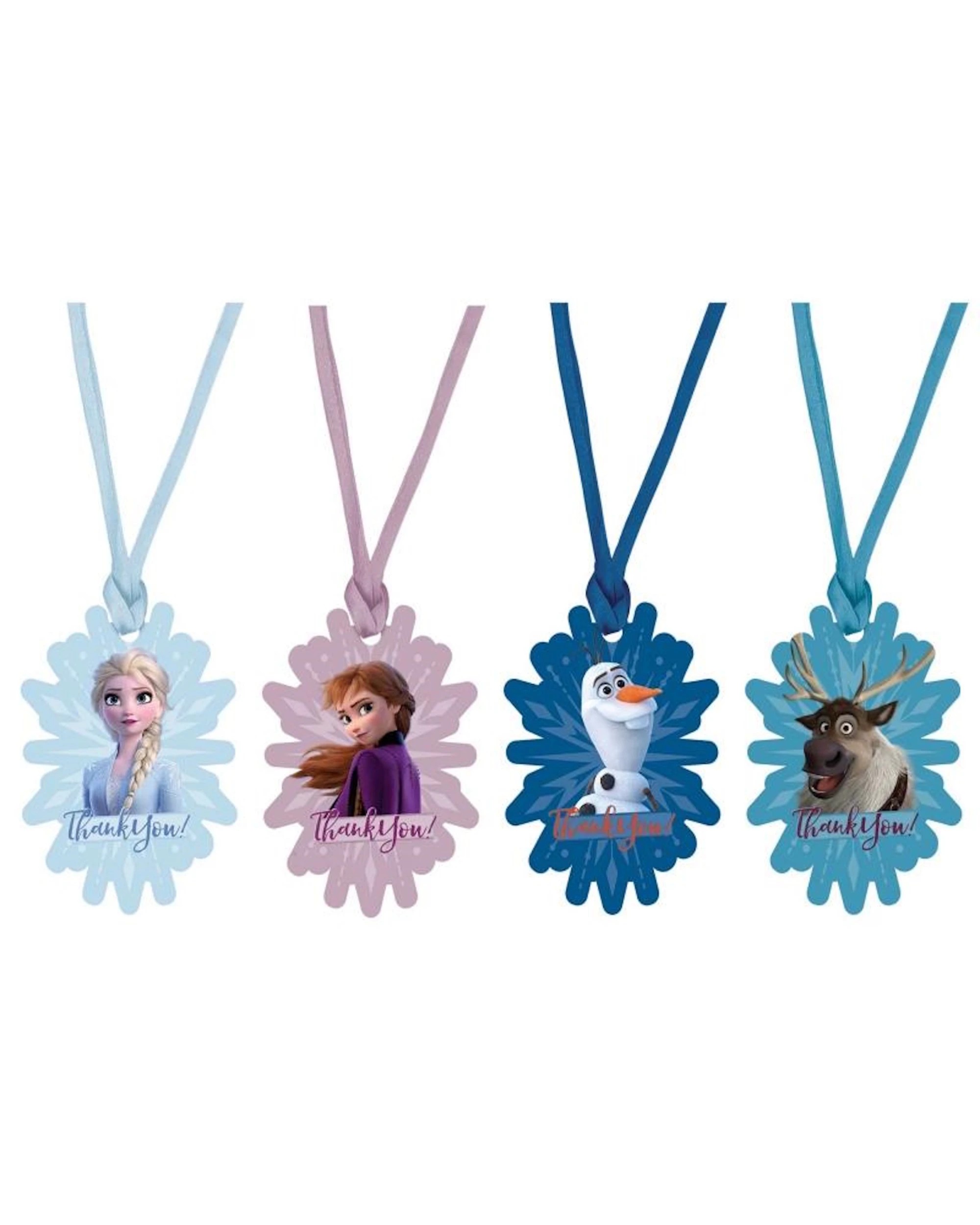 1 Disney Frozen 2 Thank You Tags Pack of 8 - Multi, 1 of 1