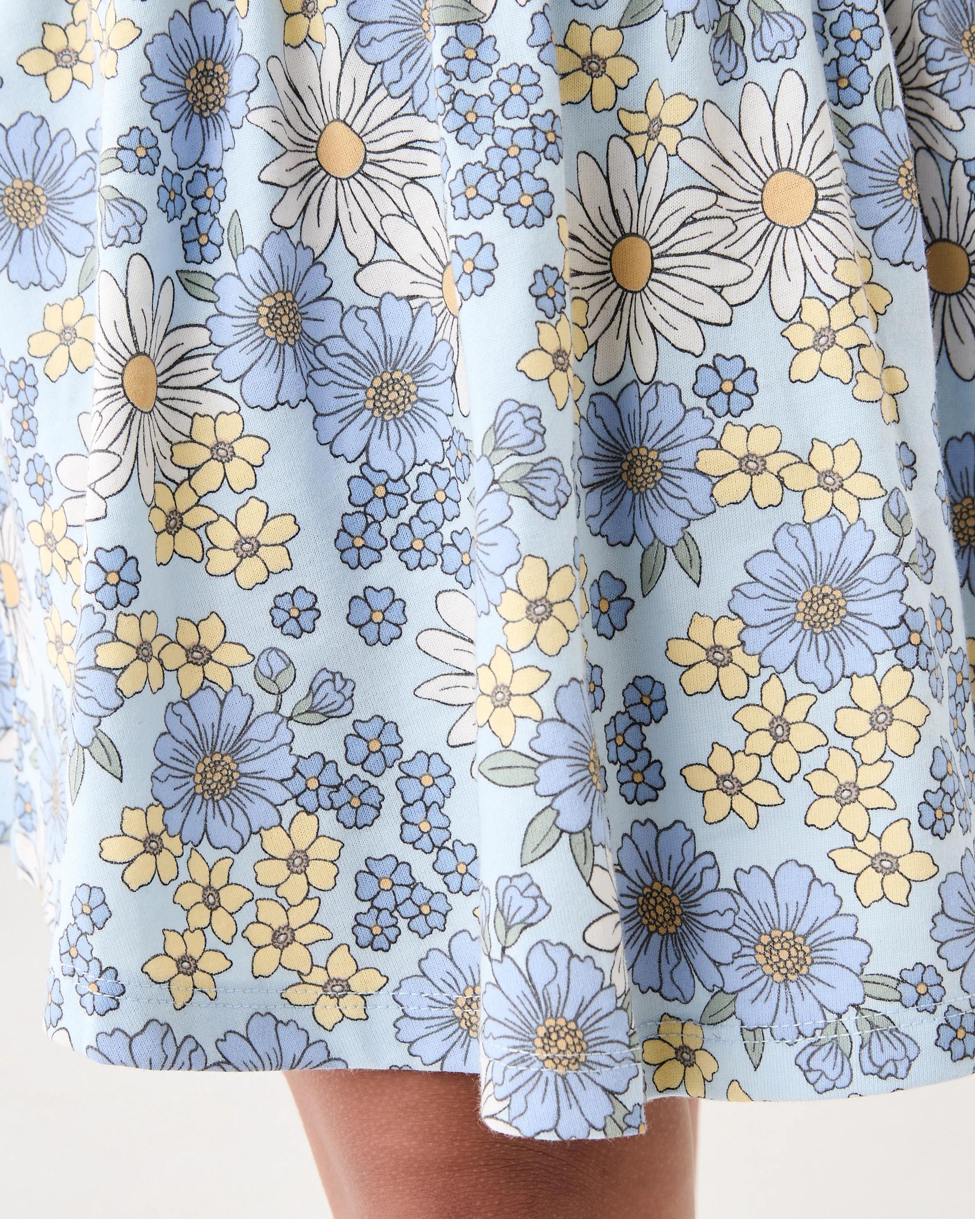 4 Printed Skort Blu Floral, 4 of 7