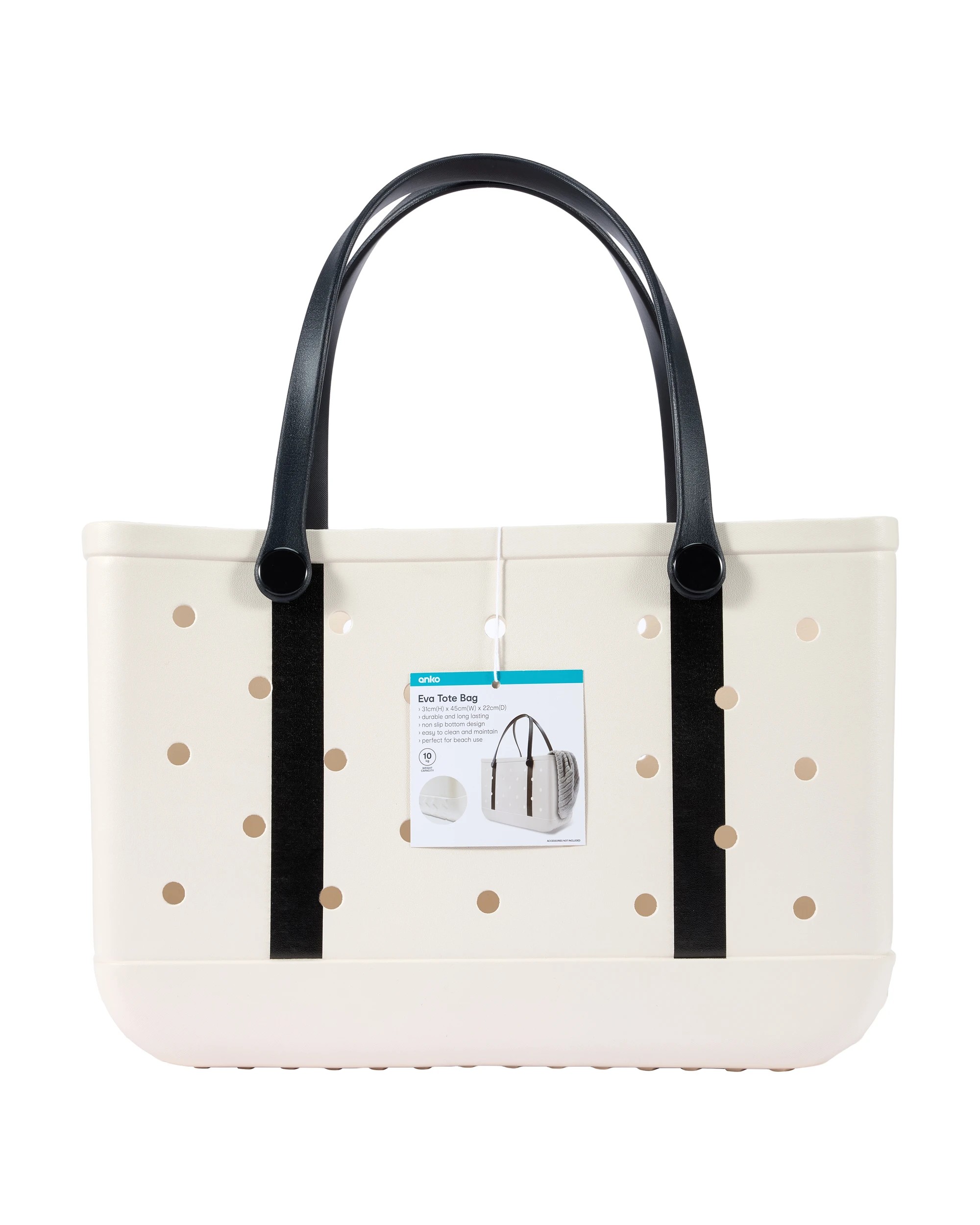 4 EVA Tote Bag - Black and White, 4 of 4