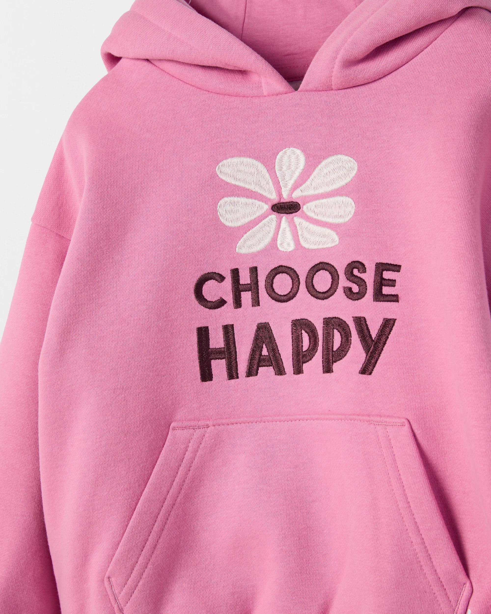 2 Target Kids Fashion Heavyweight Popover Sweat Hoodie PINK, 2 of 2